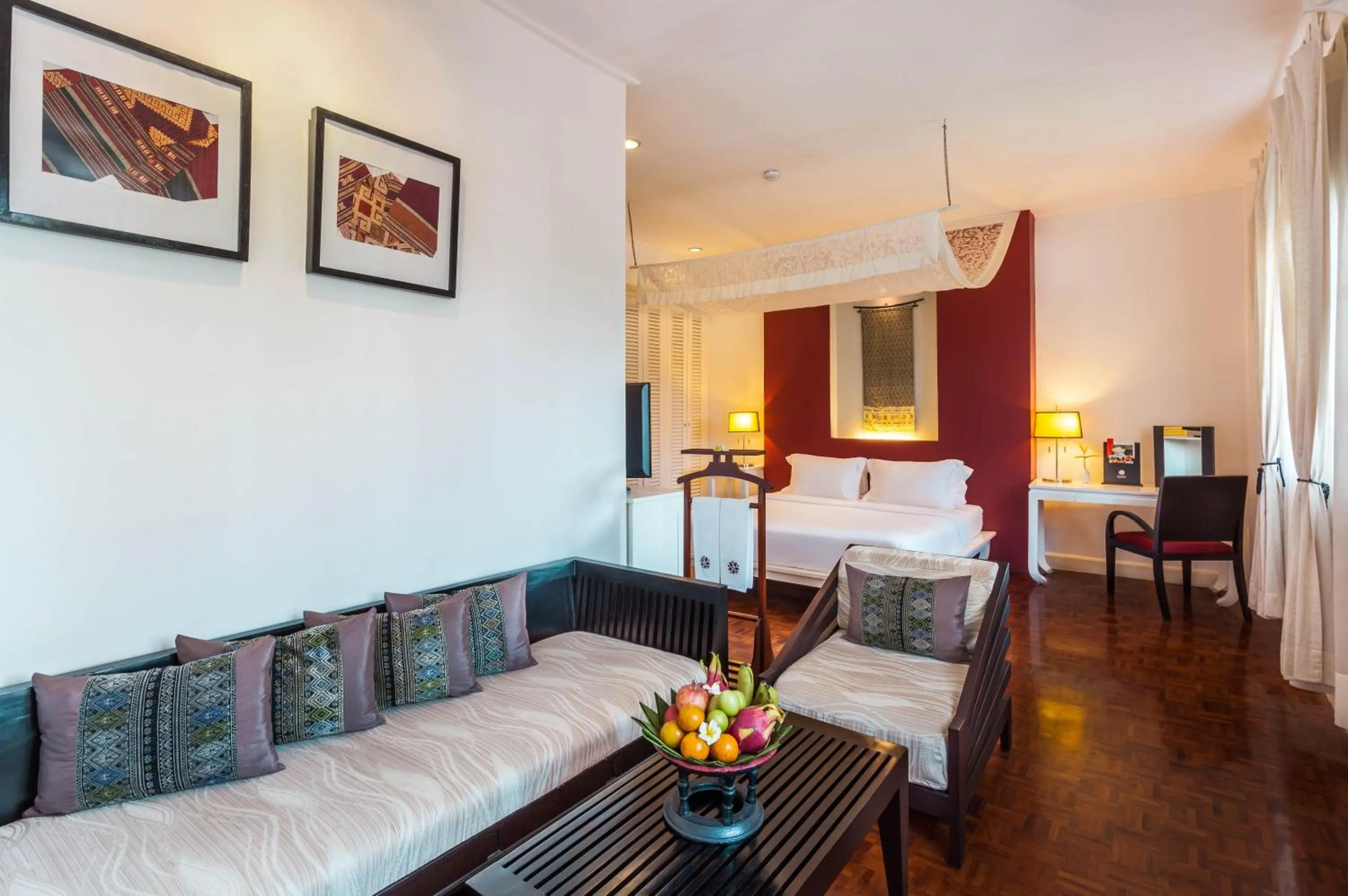 Photo of the whole room, Bed in Homm Souvannaphoum Luang Prabang, part of Banyan Group