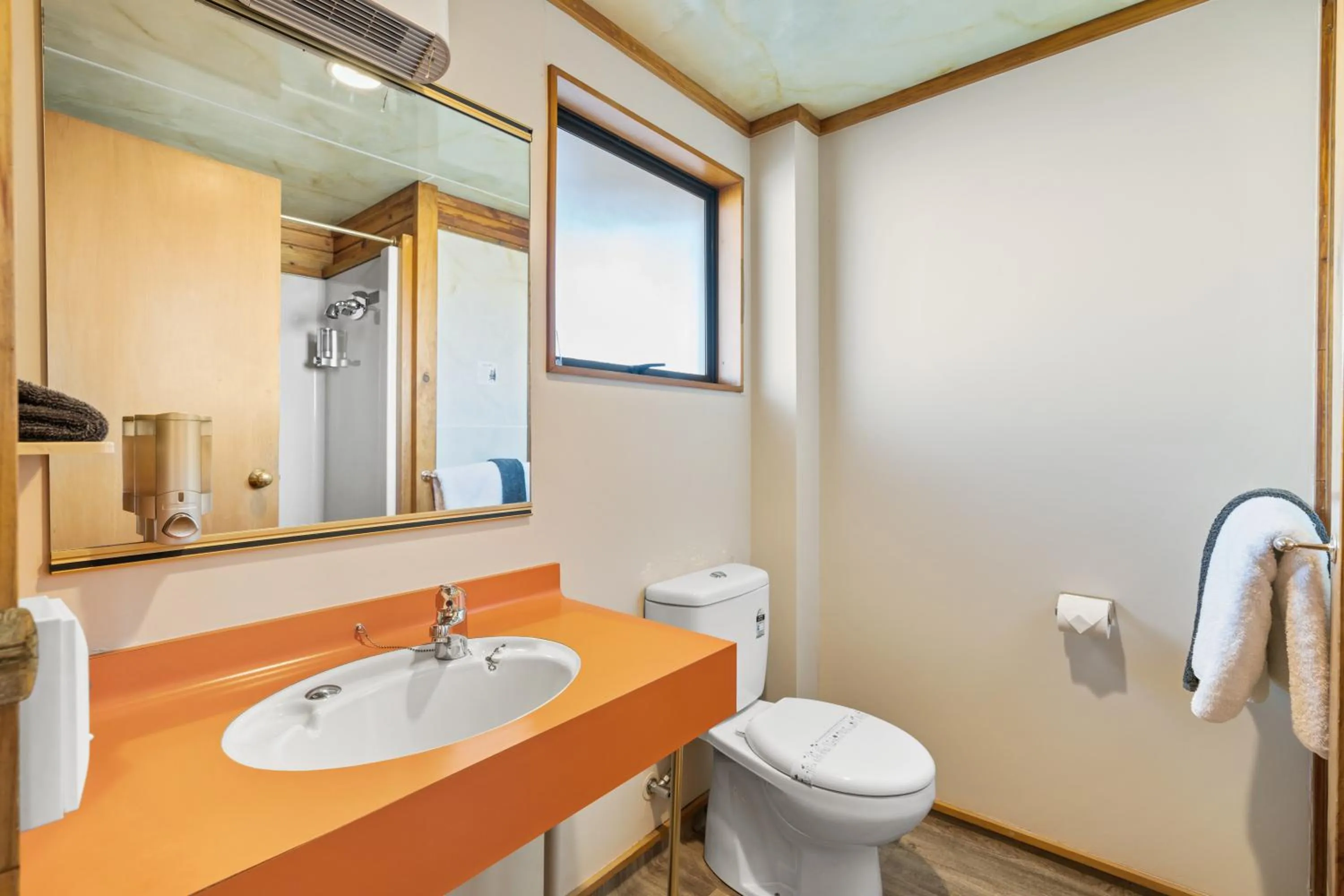 Shower in Aspiring Lodge Motel