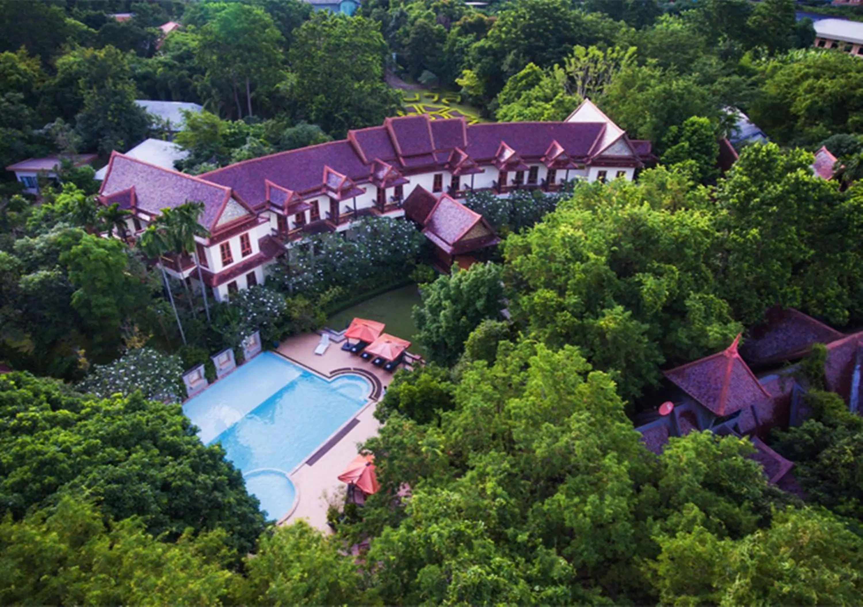 Bird's eye view in Phuwanalee Resort