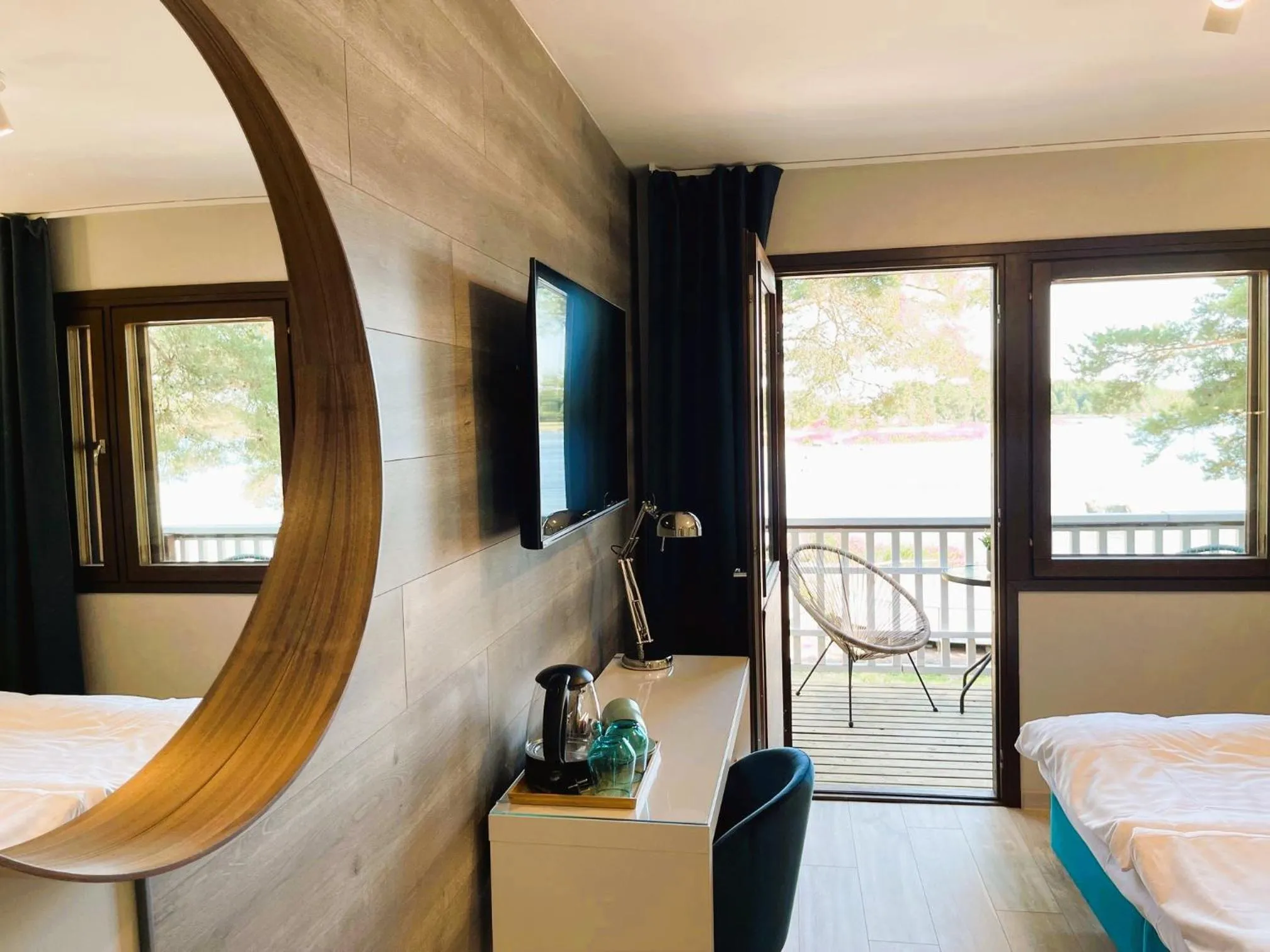 TV and multimedia, Bed in Beach Hotel Santalahti