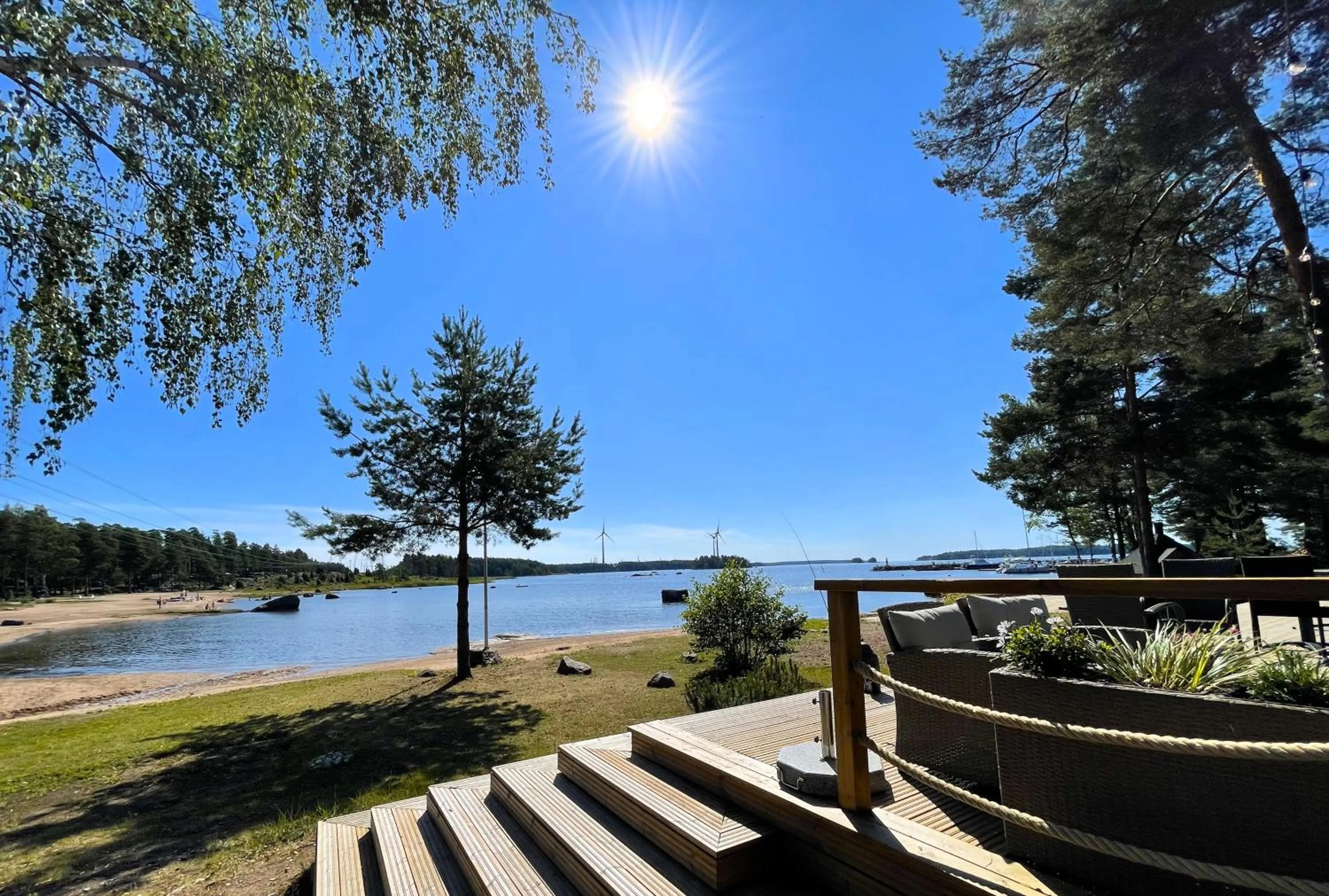 Natural landscape in Beach Hotel Santalahti