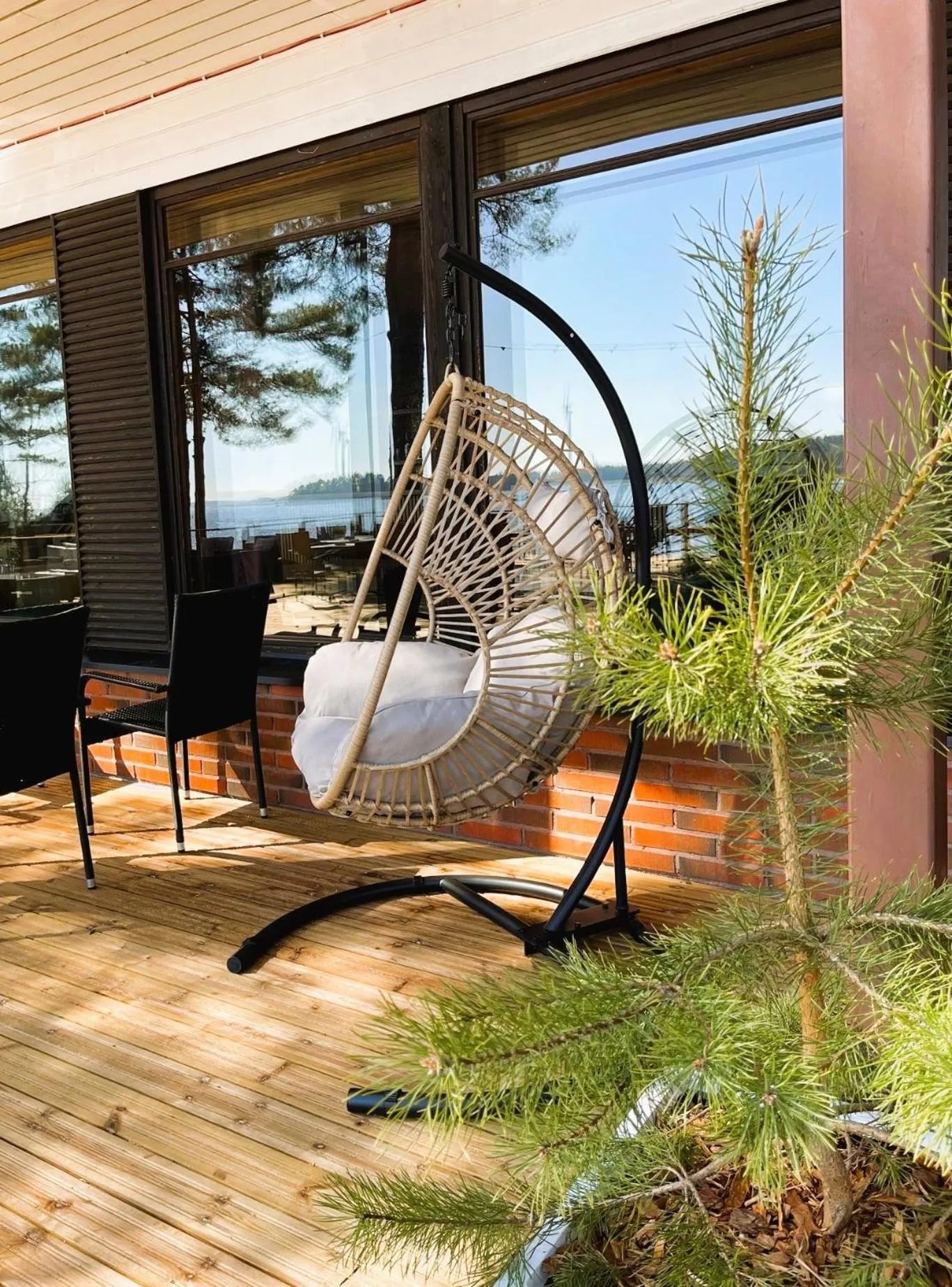 Balcony/Terrace in Beach Hotel Santalahti