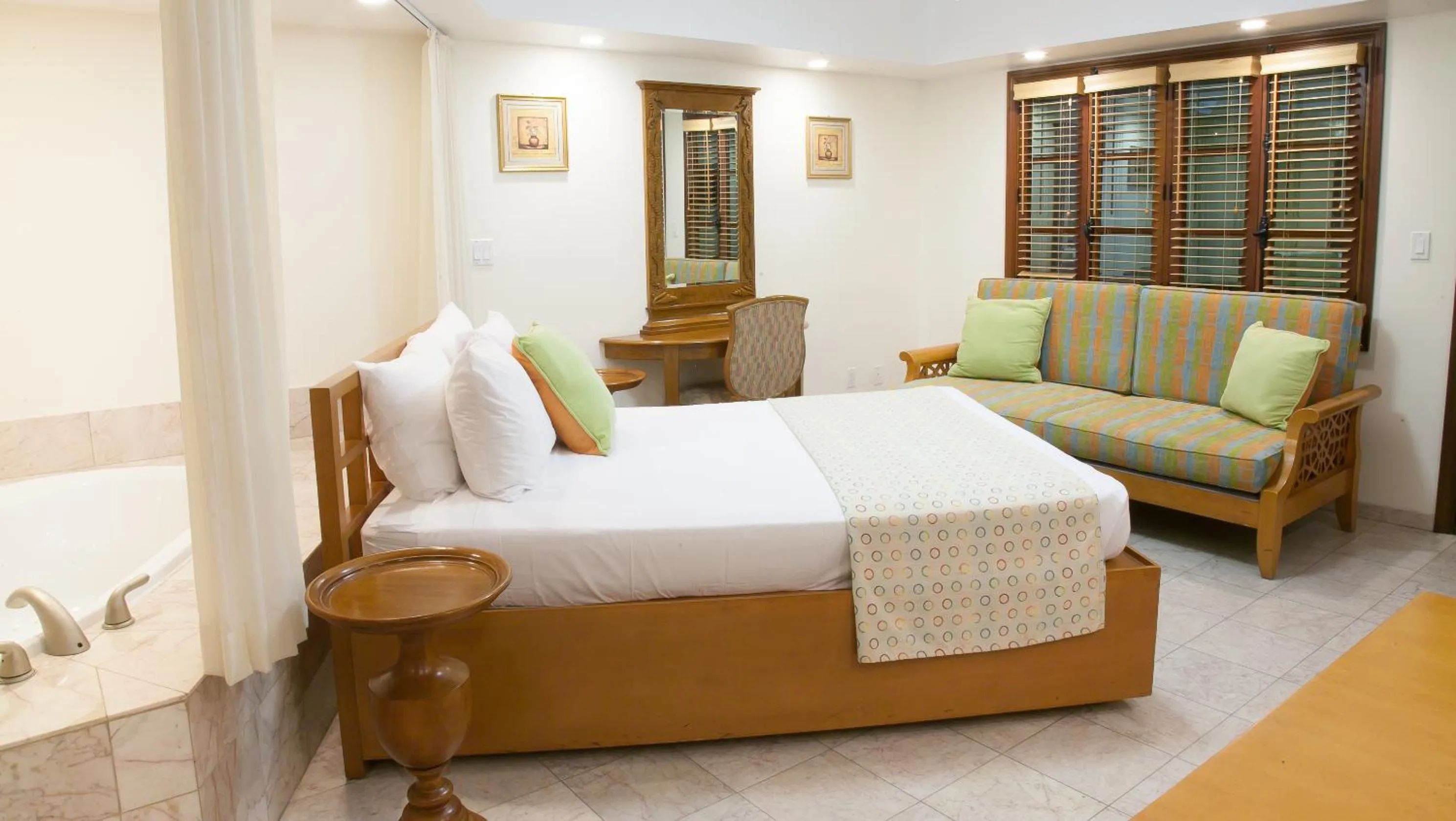 Bed in The Marlin at Taino Beach Resort
