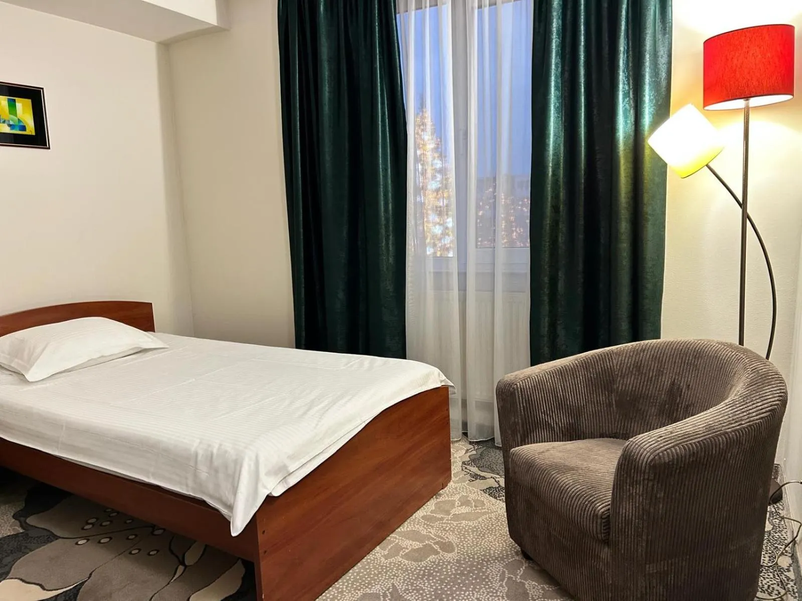 Bed in Hotel Bistrita