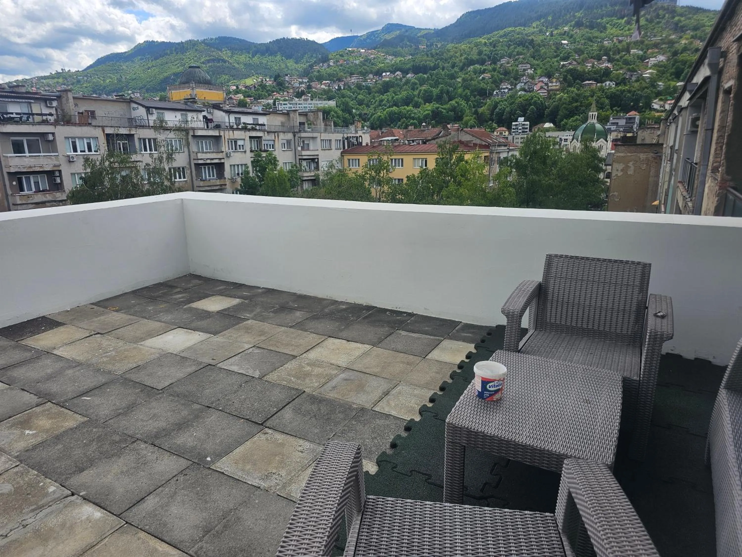 Balcony/Terrace in Colors Apartment Sarajevo