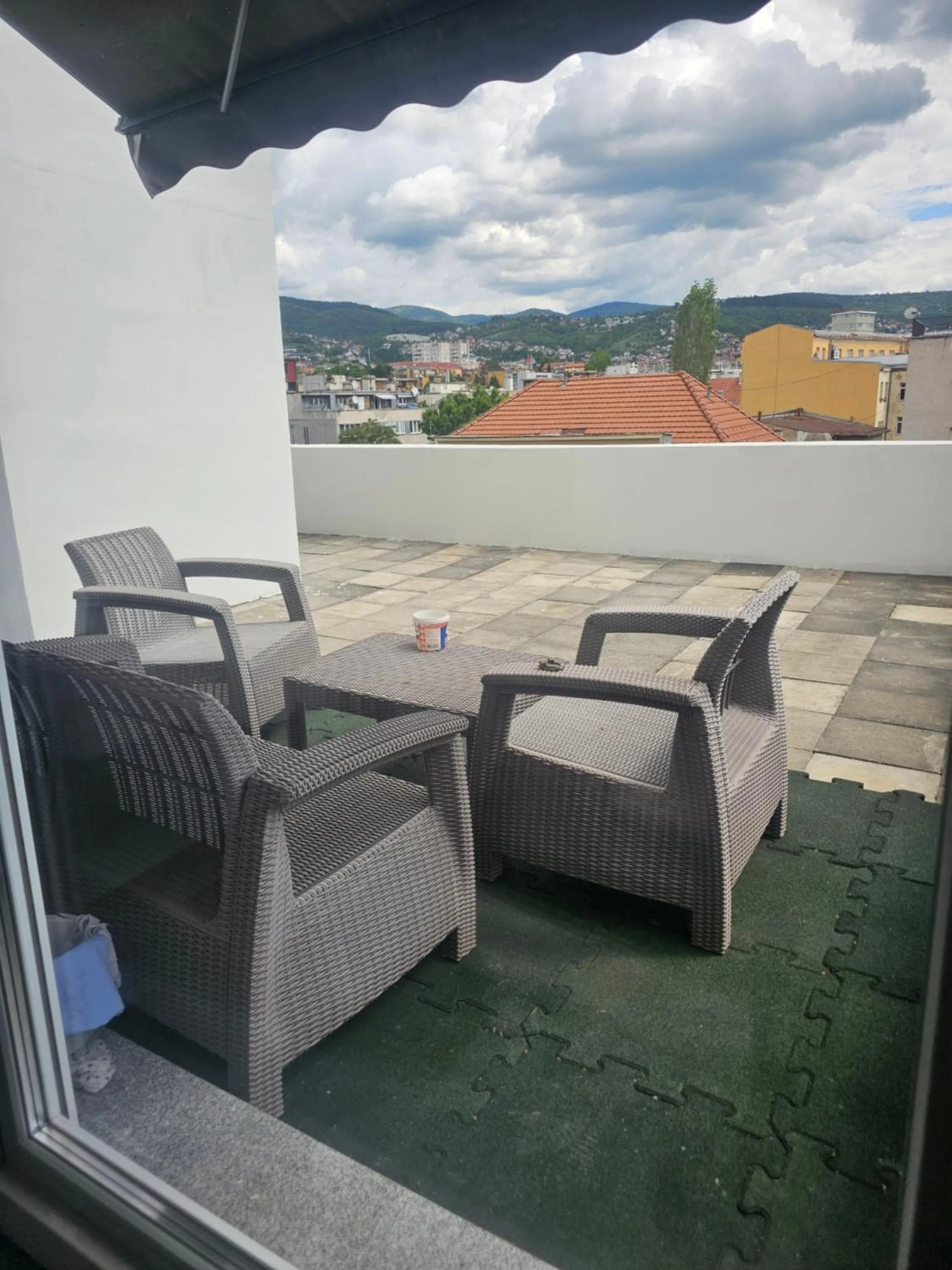 Balcony/Terrace in Colors Apartment Sarajevo