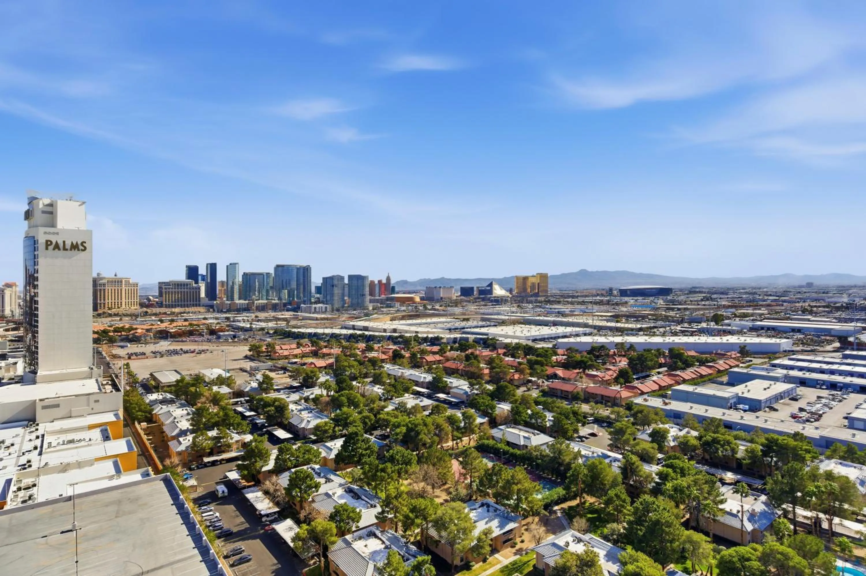 View (from property/room) in StripViewSuites Two-Bedroom Conjoined Suite at Palms Place