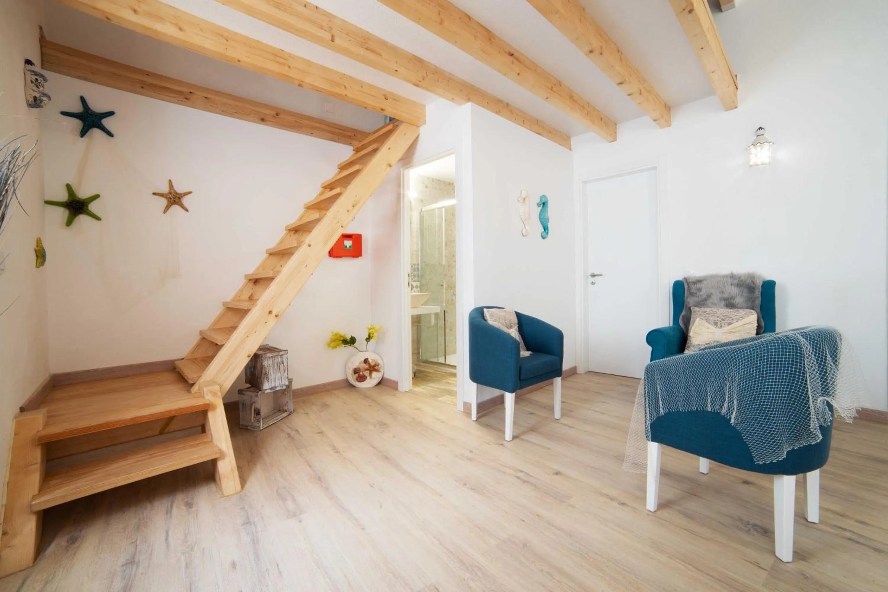 Living room in O Quintal Guesthouse