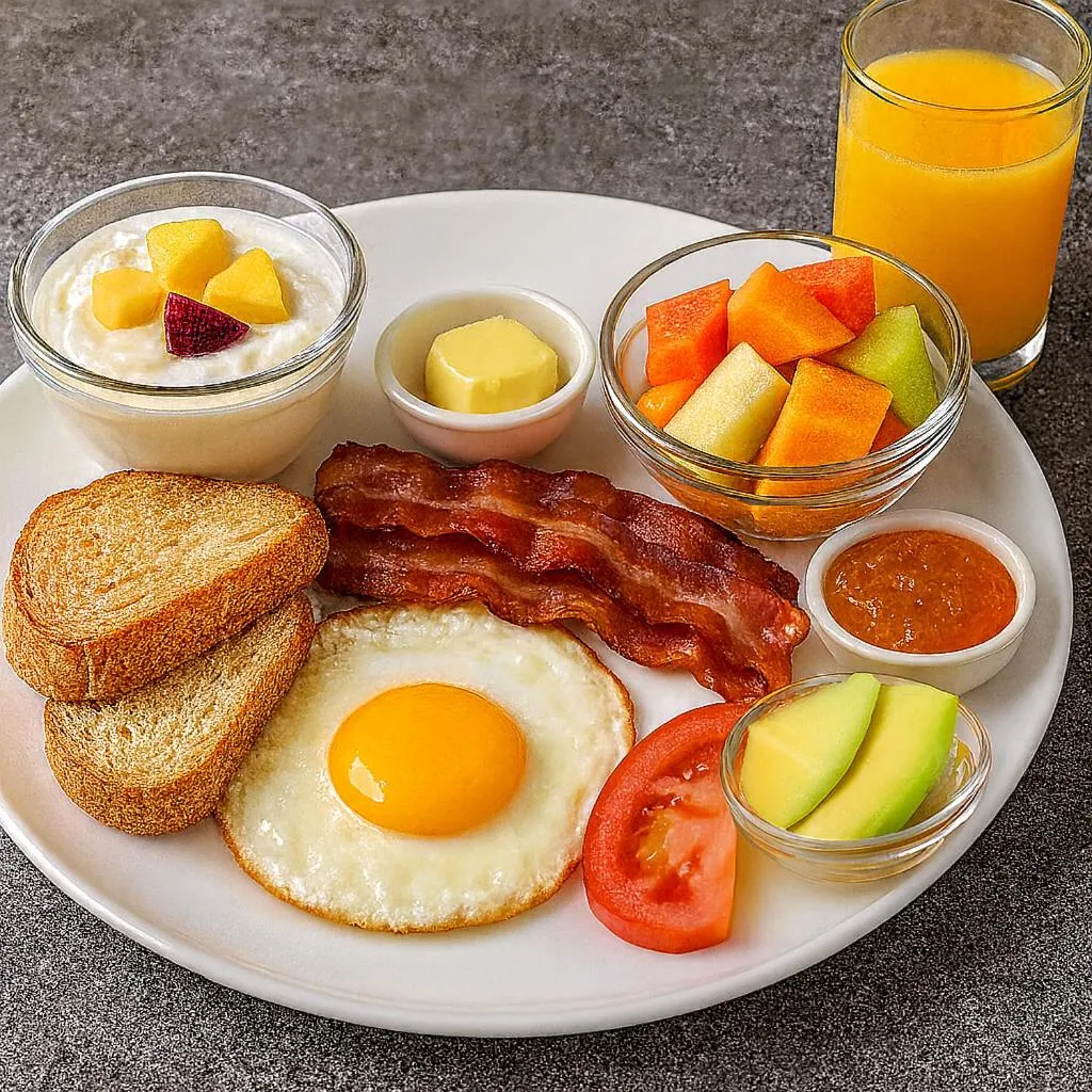 Breakfast in Viva Violas