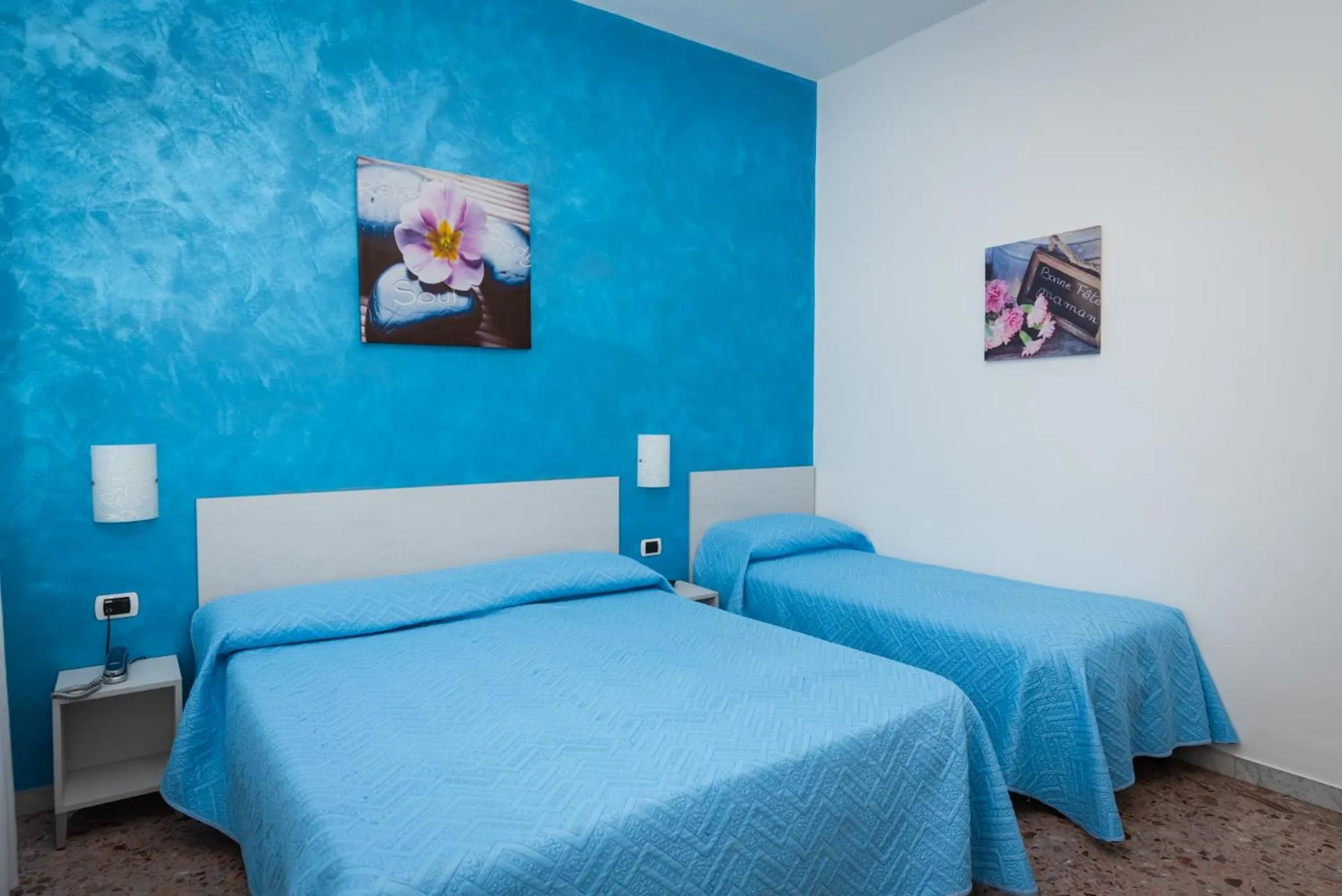 Bed in Hotel Baia Verde