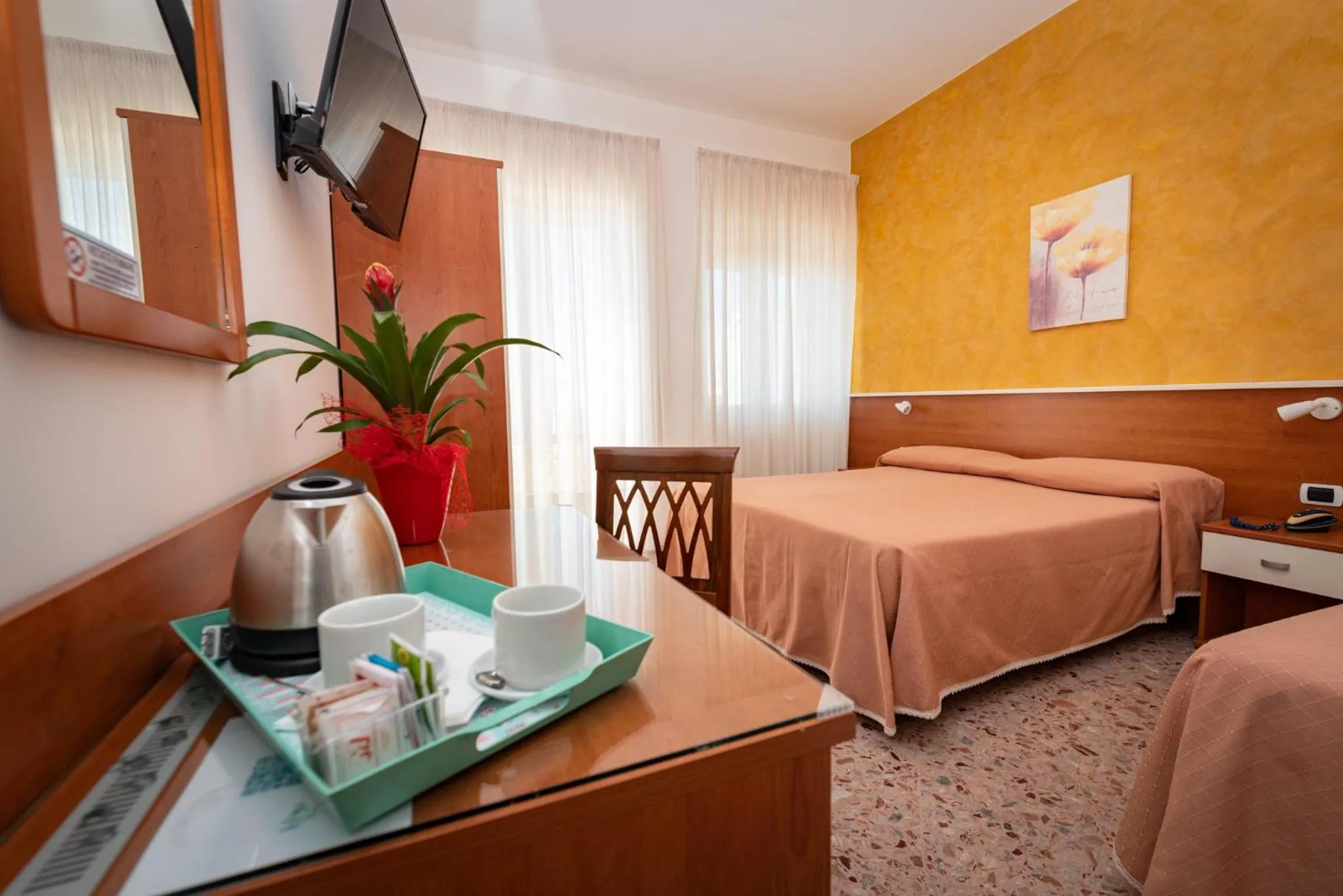 Bed in Hotel Baia Verde