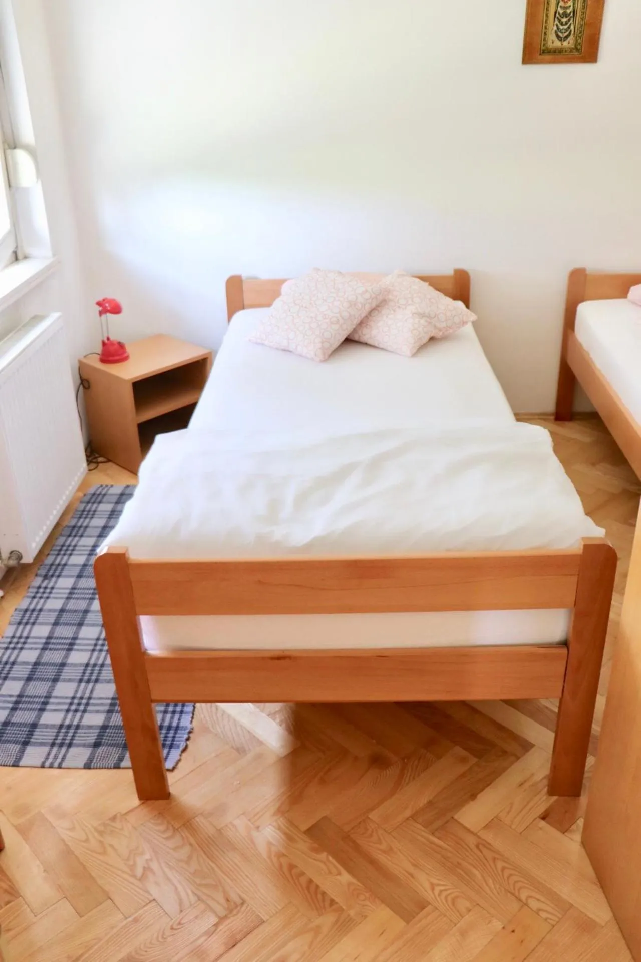 Bed in Artsy Apartment Zagreb