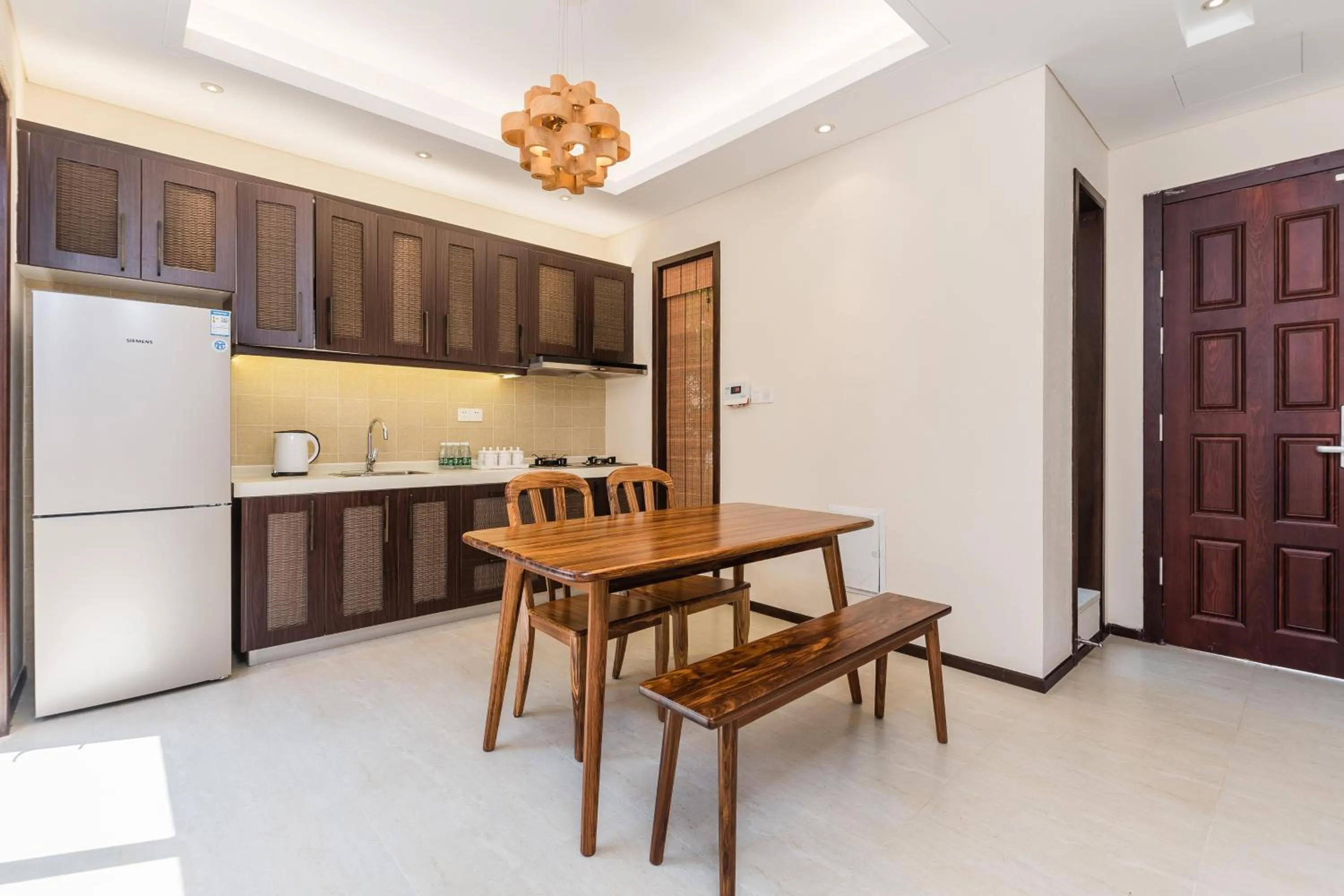 Dining area in Sanya Haitang Bay Mushe Villa