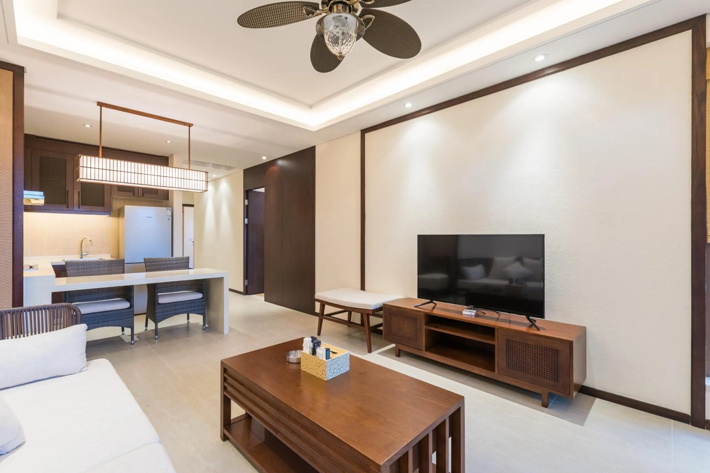 Living room in Sanya Haitang Bay Mushe Villa