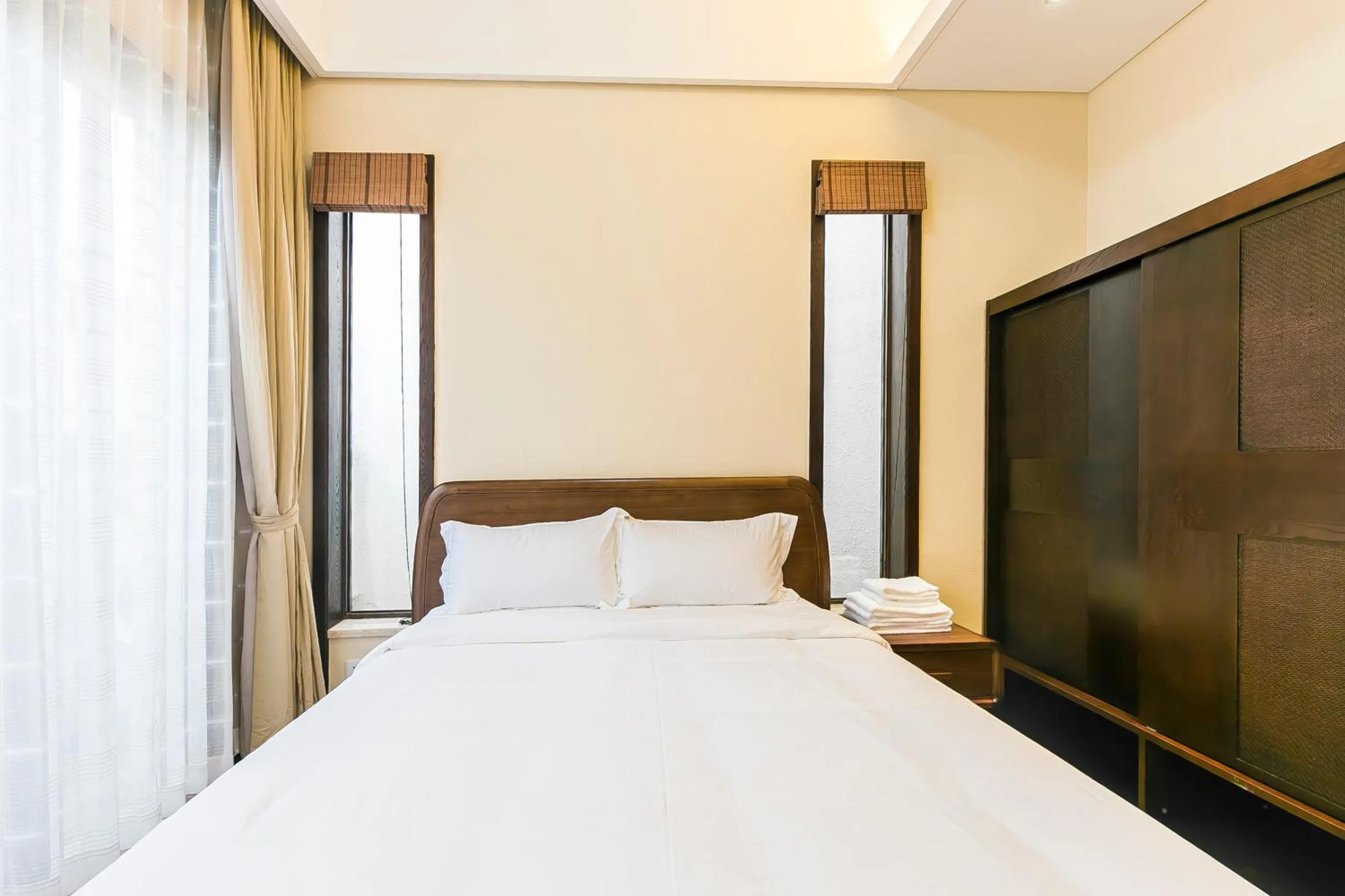 Bedroom, Bed in Sanya Haitang Bay Mushe Villa