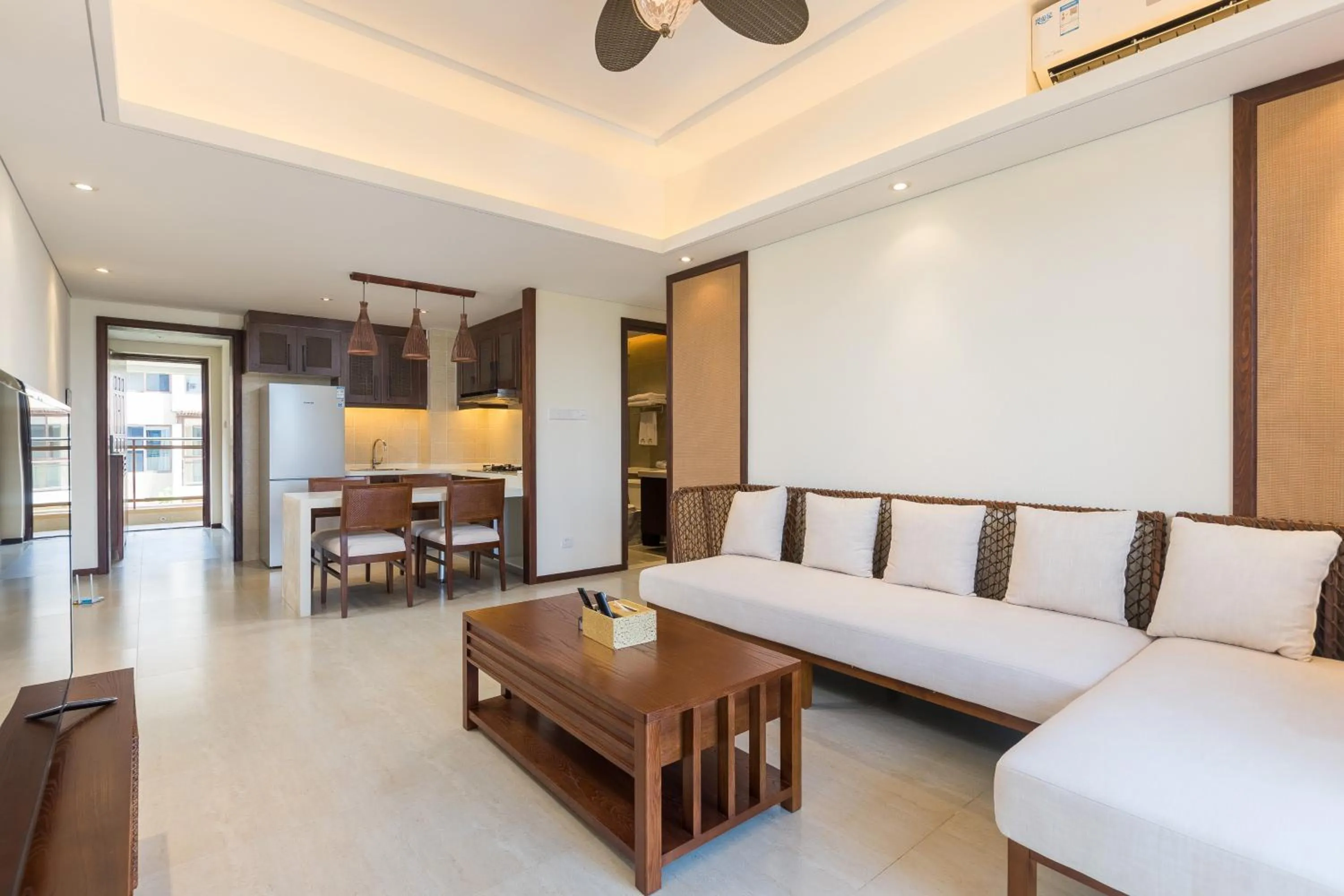 Living room in Sanya Haitang Bay Mushe Villa