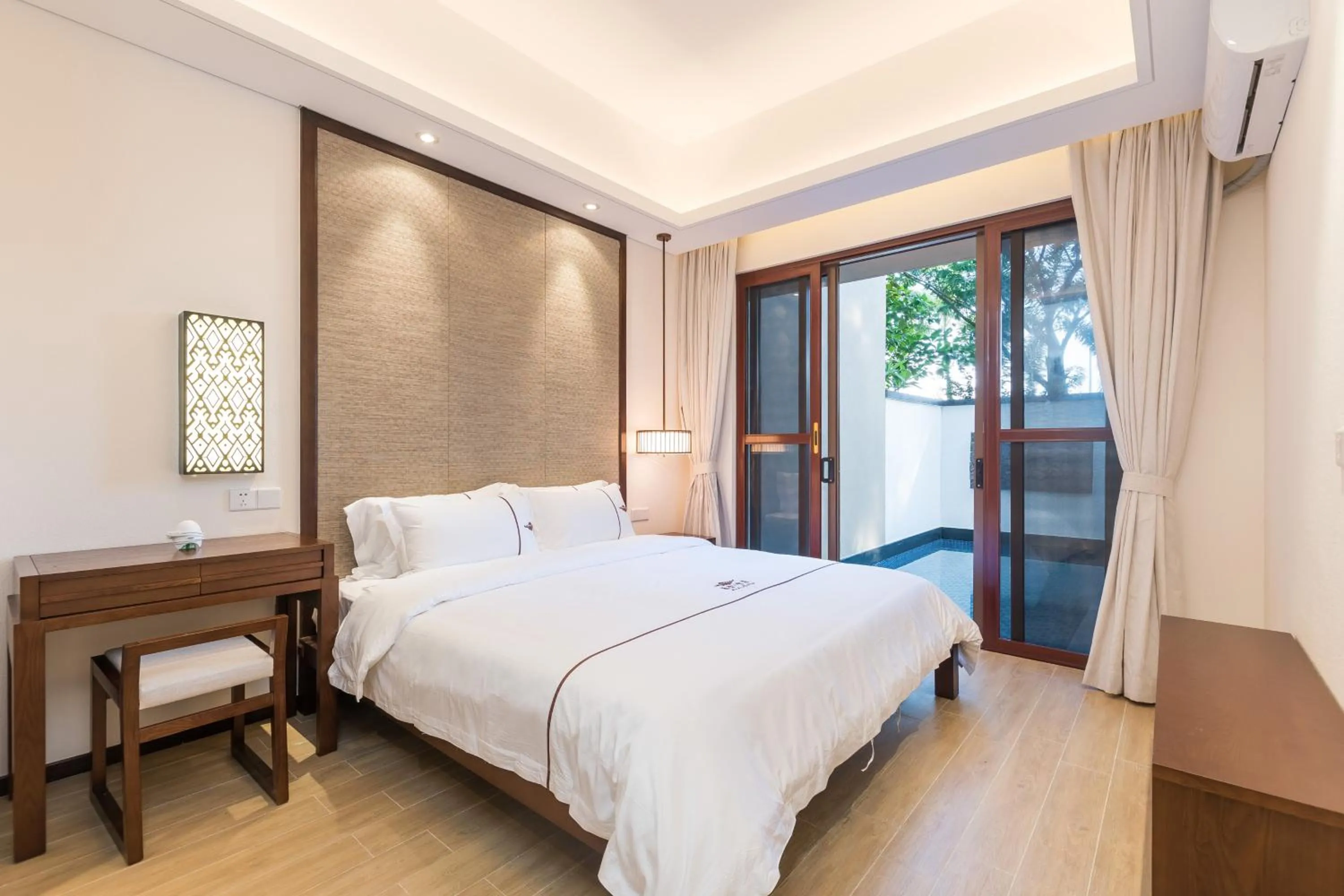 Bedroom, Bed in Sanya Haitang Bay Mushe Villa