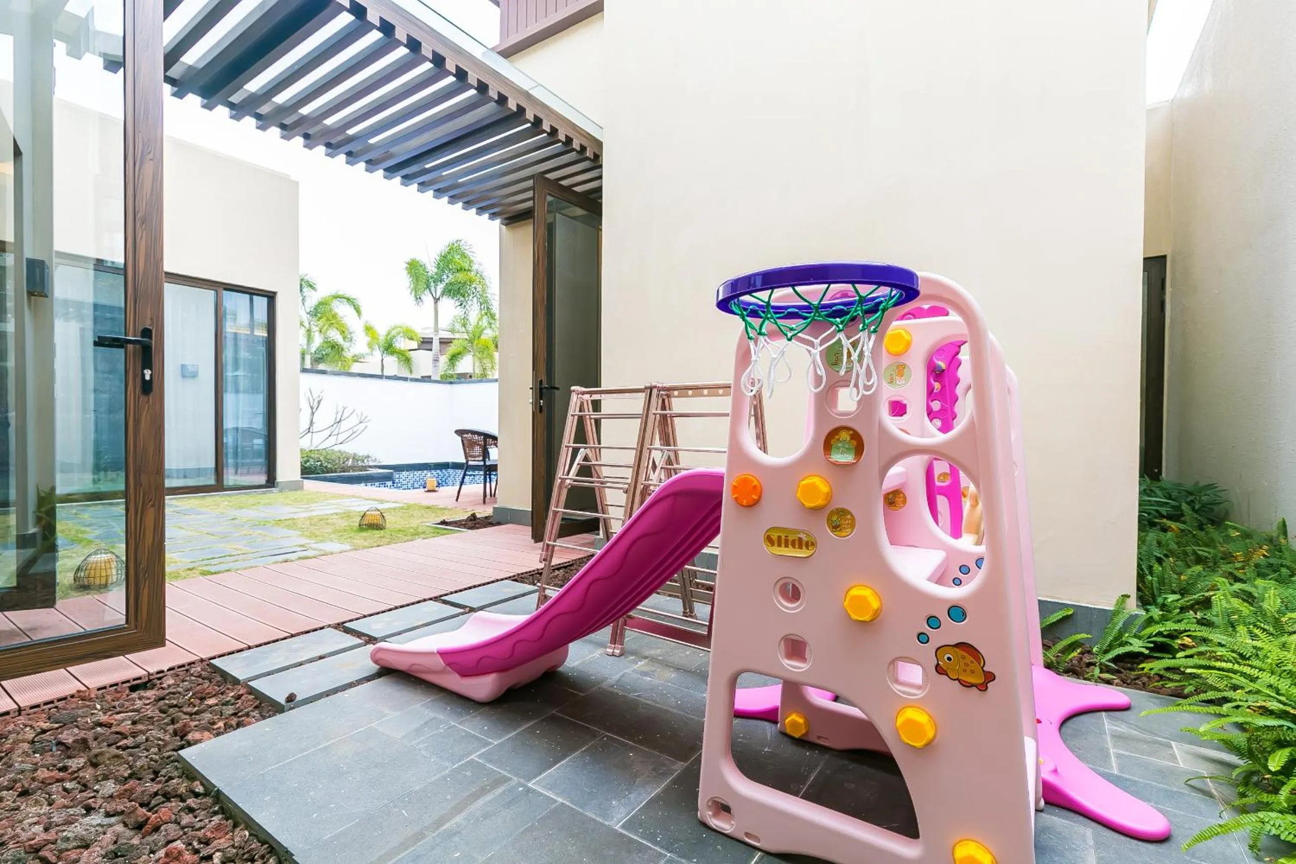 Children play ground in Sanya Haitang Bay Mushe Villa