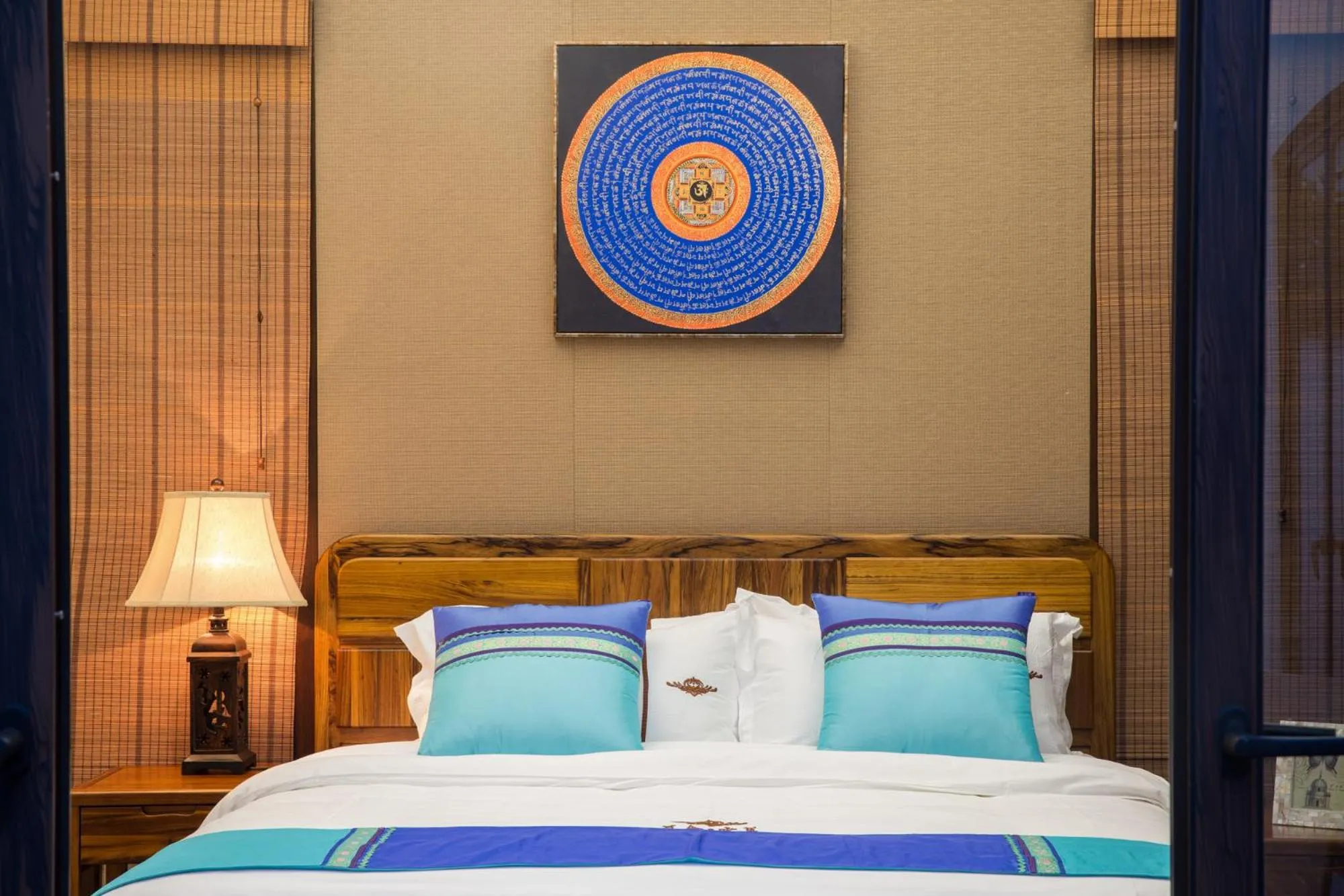 Bed in Sanya Haitang Bay Mushe Villa