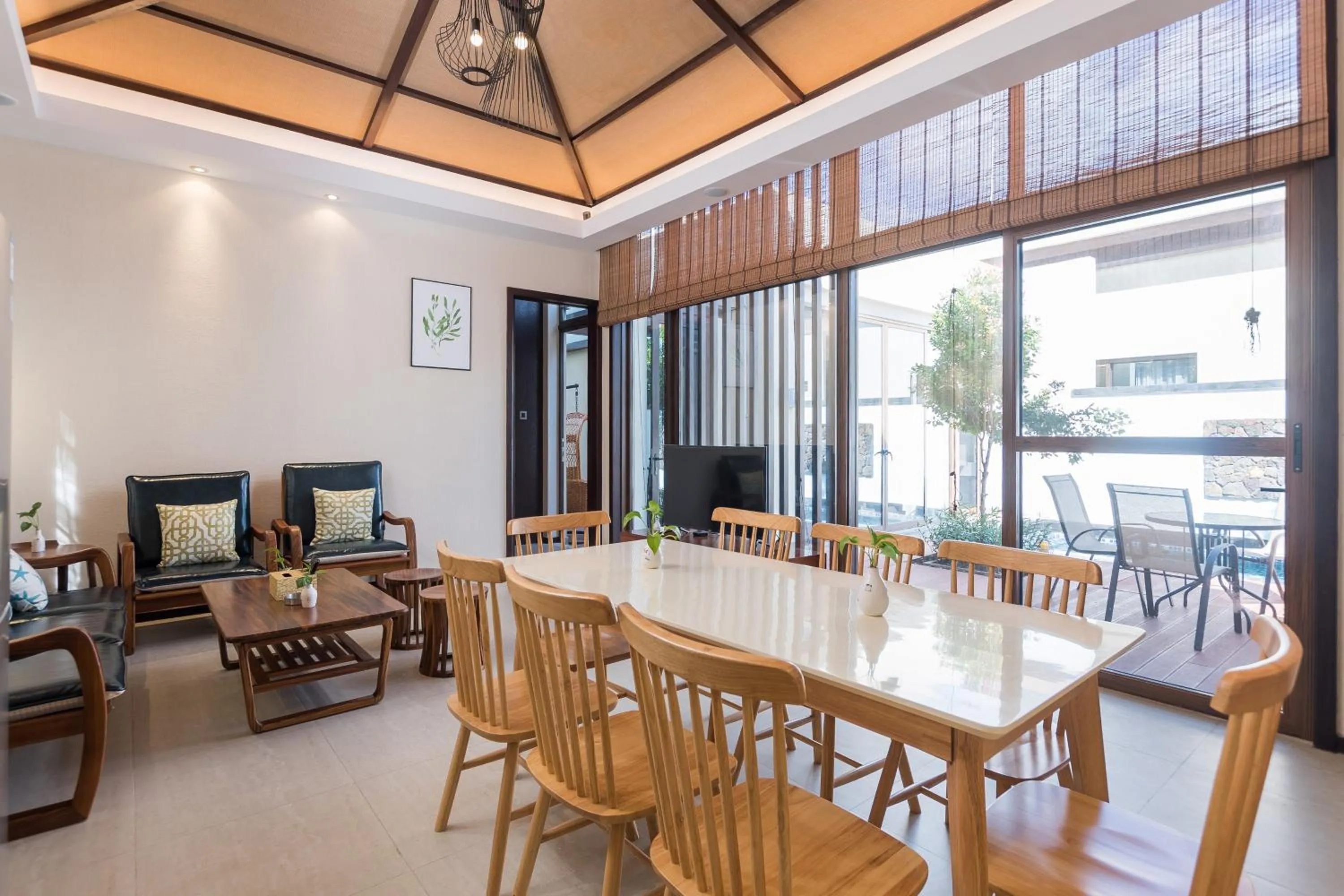 Living room in Sanya Haitang Bay Mushe Villa