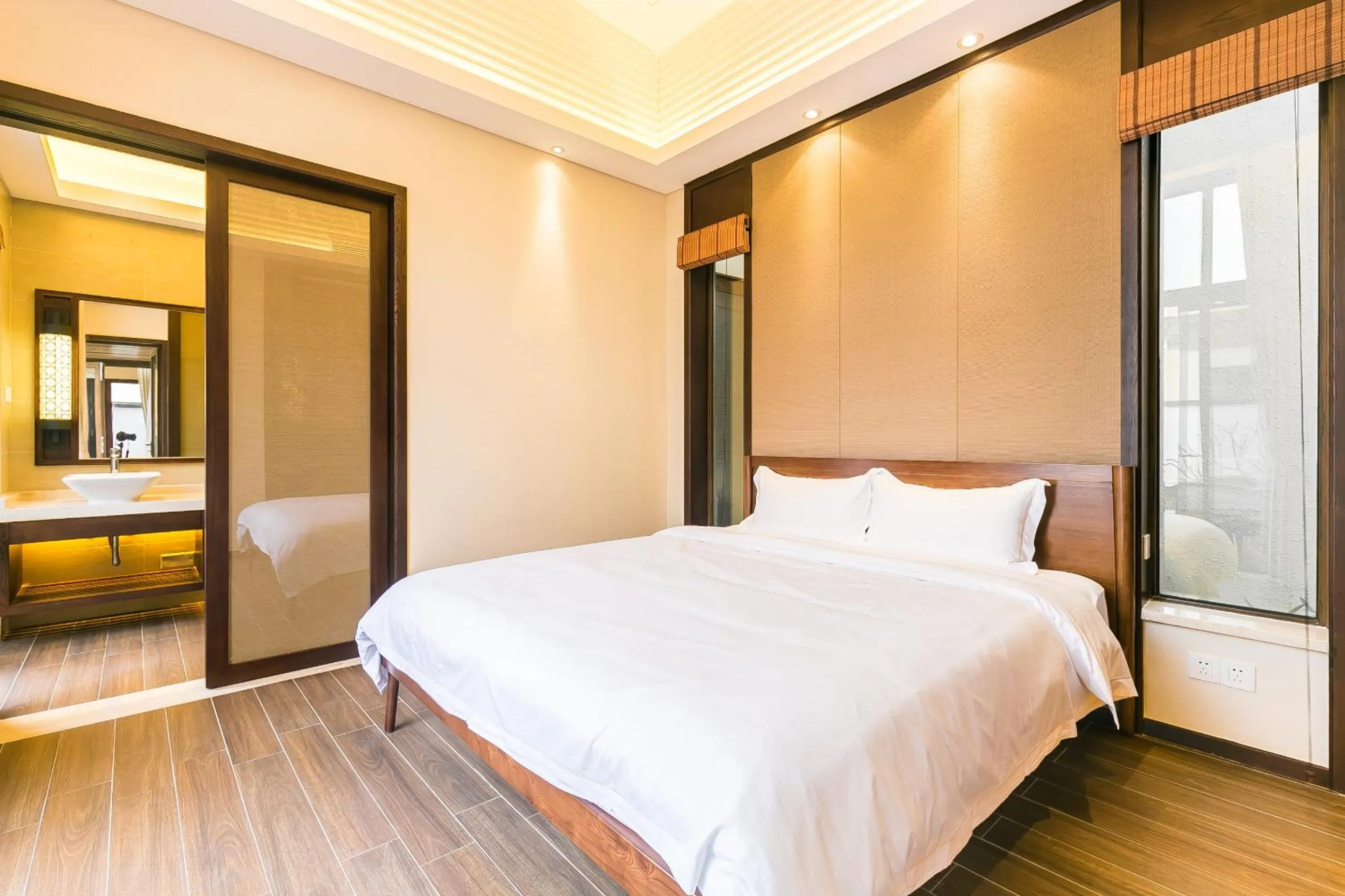 Bedroom, Bed in Sanya Haitang Bay Mushe Villa