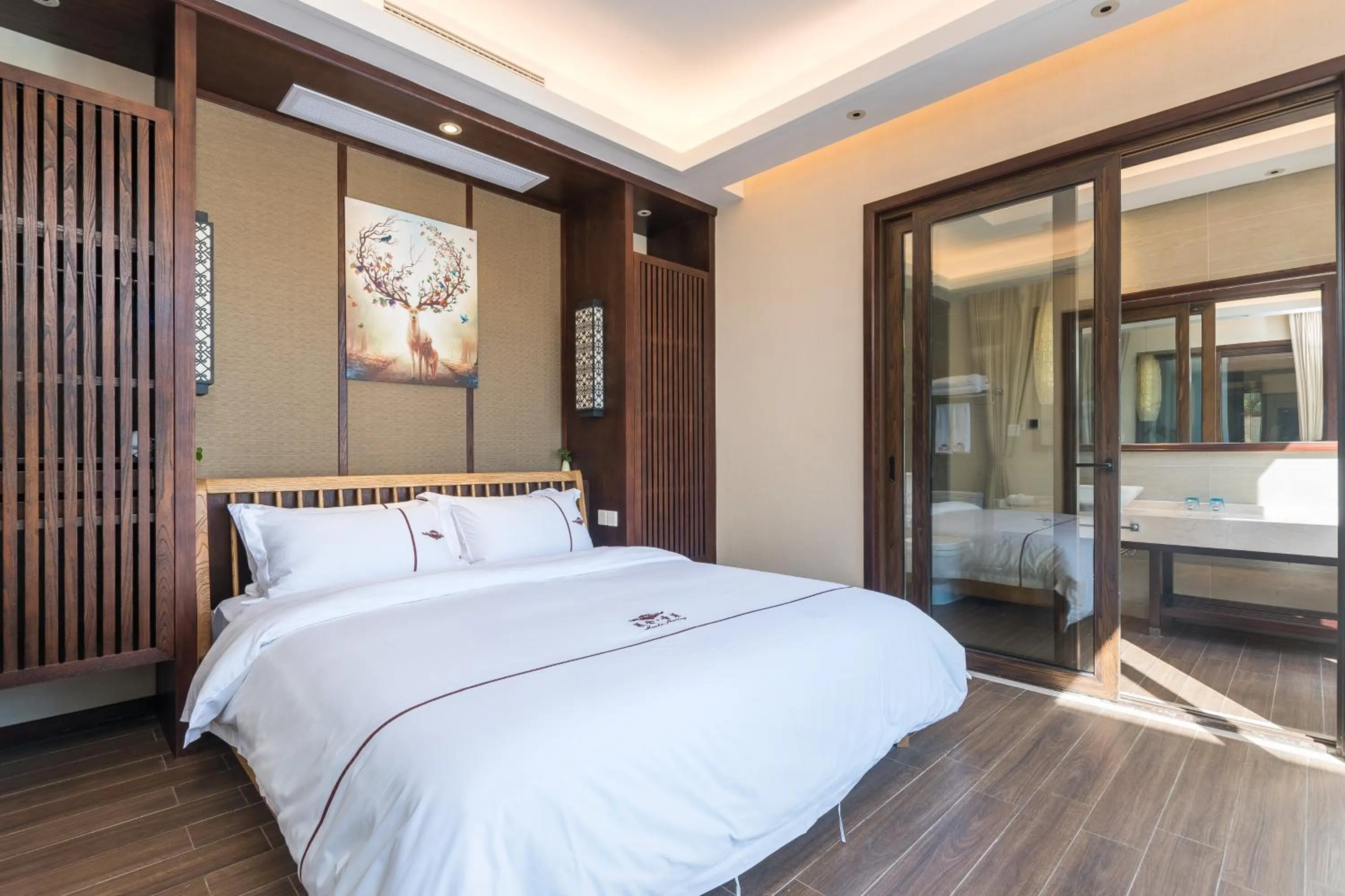 Bedroom, Bed in Sanya Haitang Bay Mushe Villa