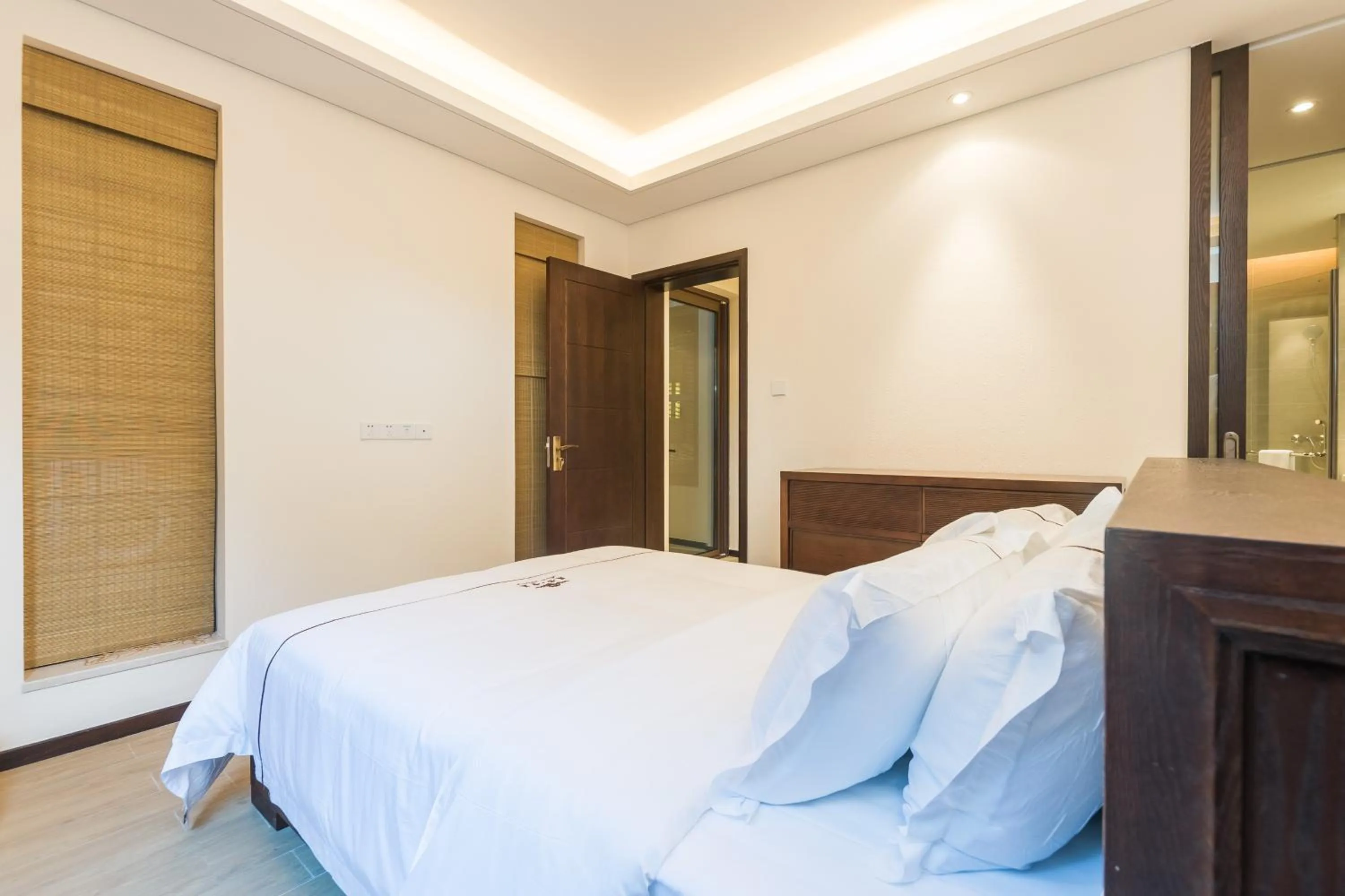 Bedroom, Bed in Sanya Haitang Bay Mushe Villa