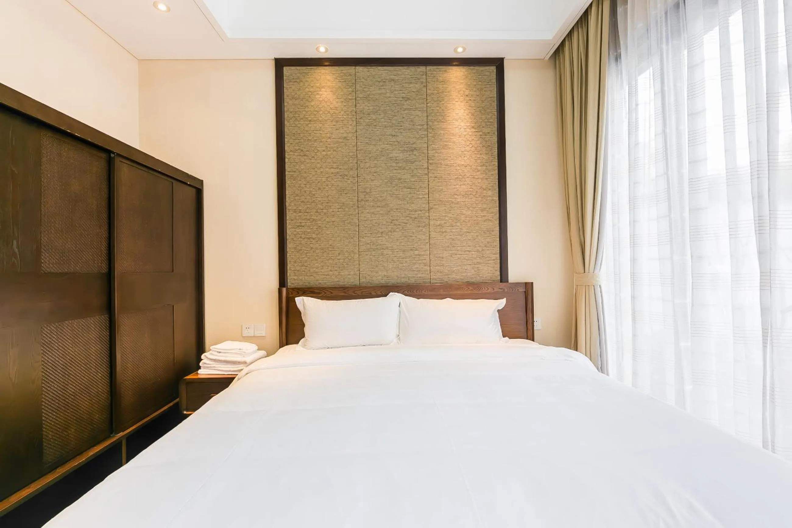 Bedroom, Bed in Sanya Haitang Bay Mushe Villa