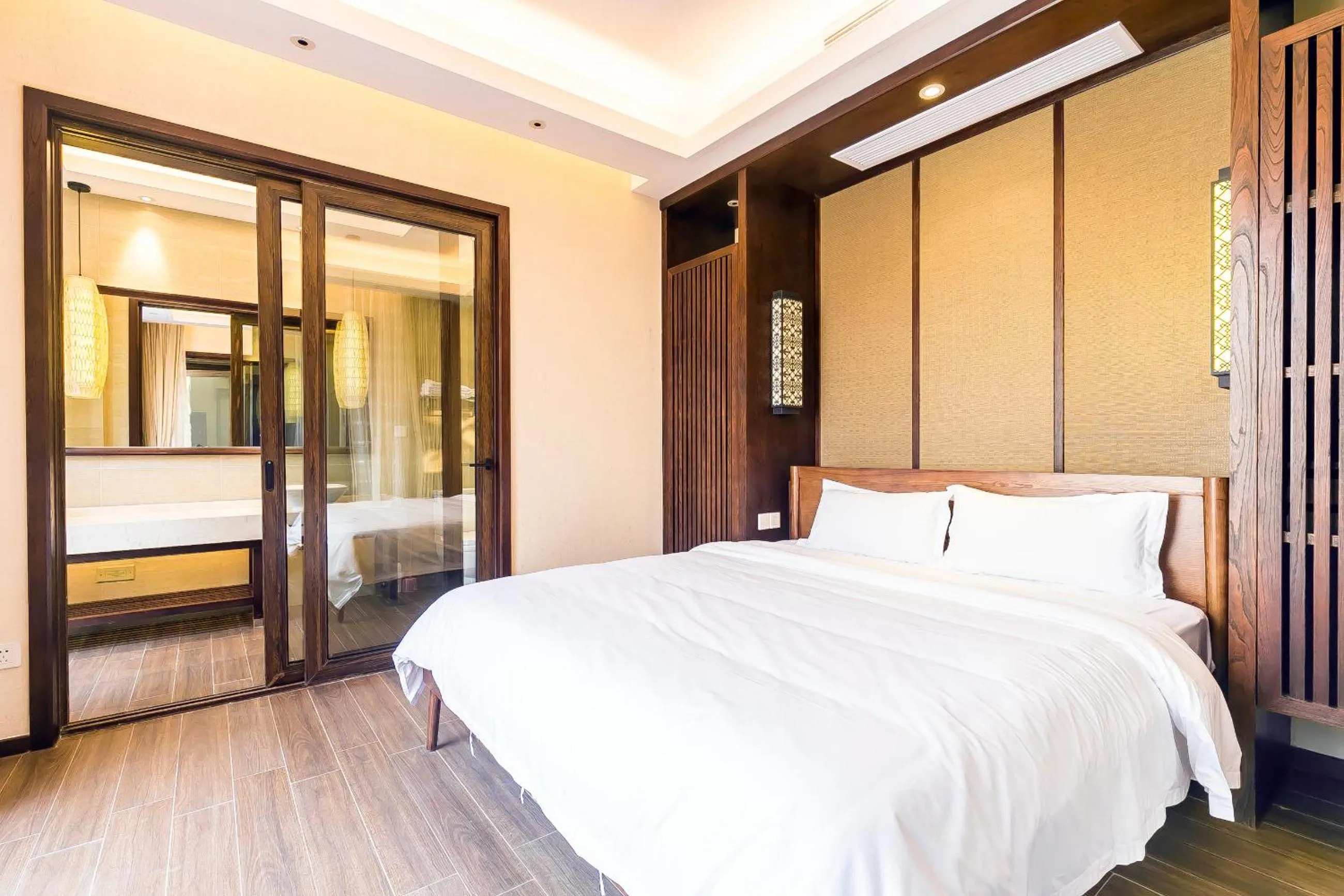 Bedroom, Bed in Sanya Haitang Bay Mushe Villa