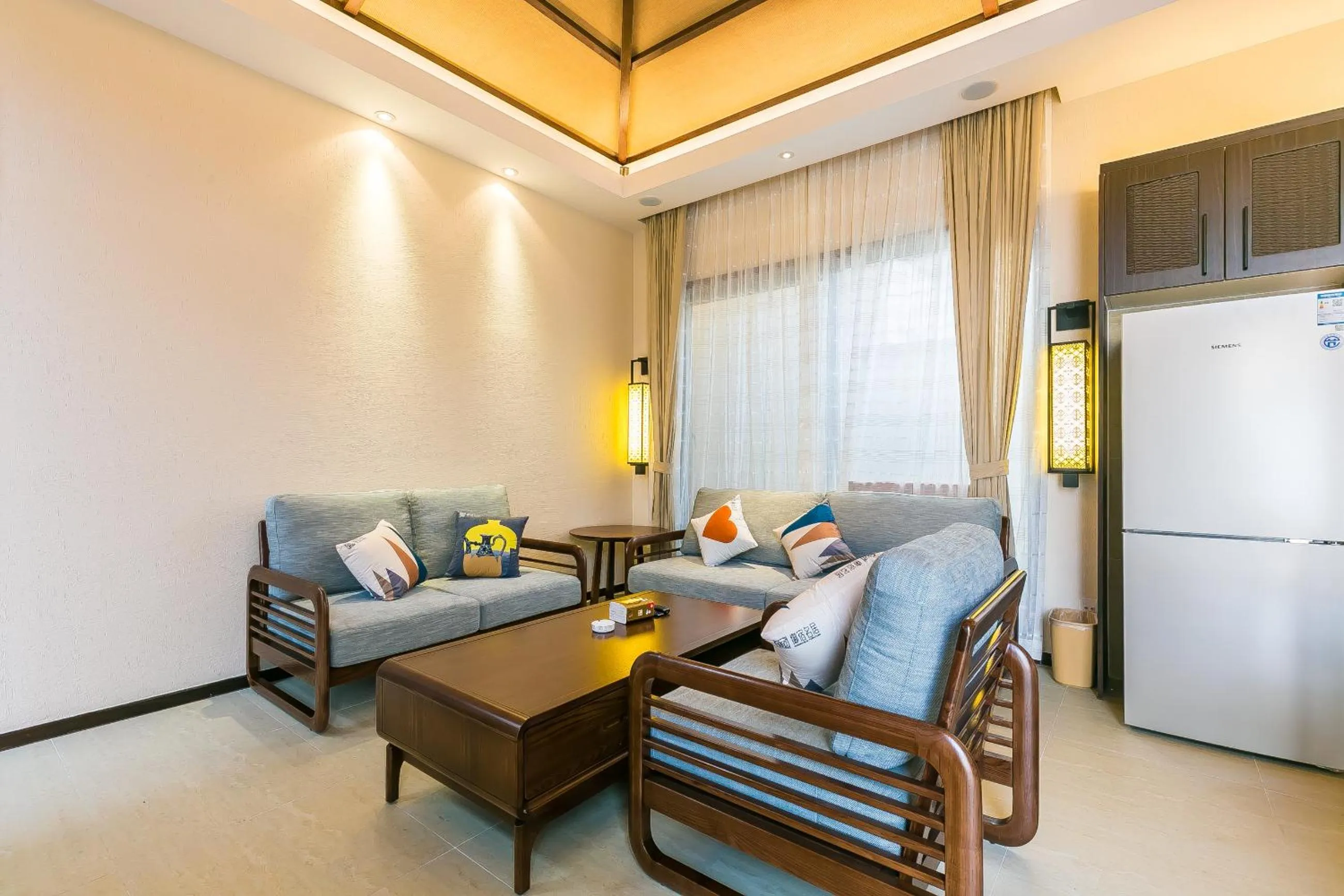 Living room in Sanya Haitang Bay Mushe Villa