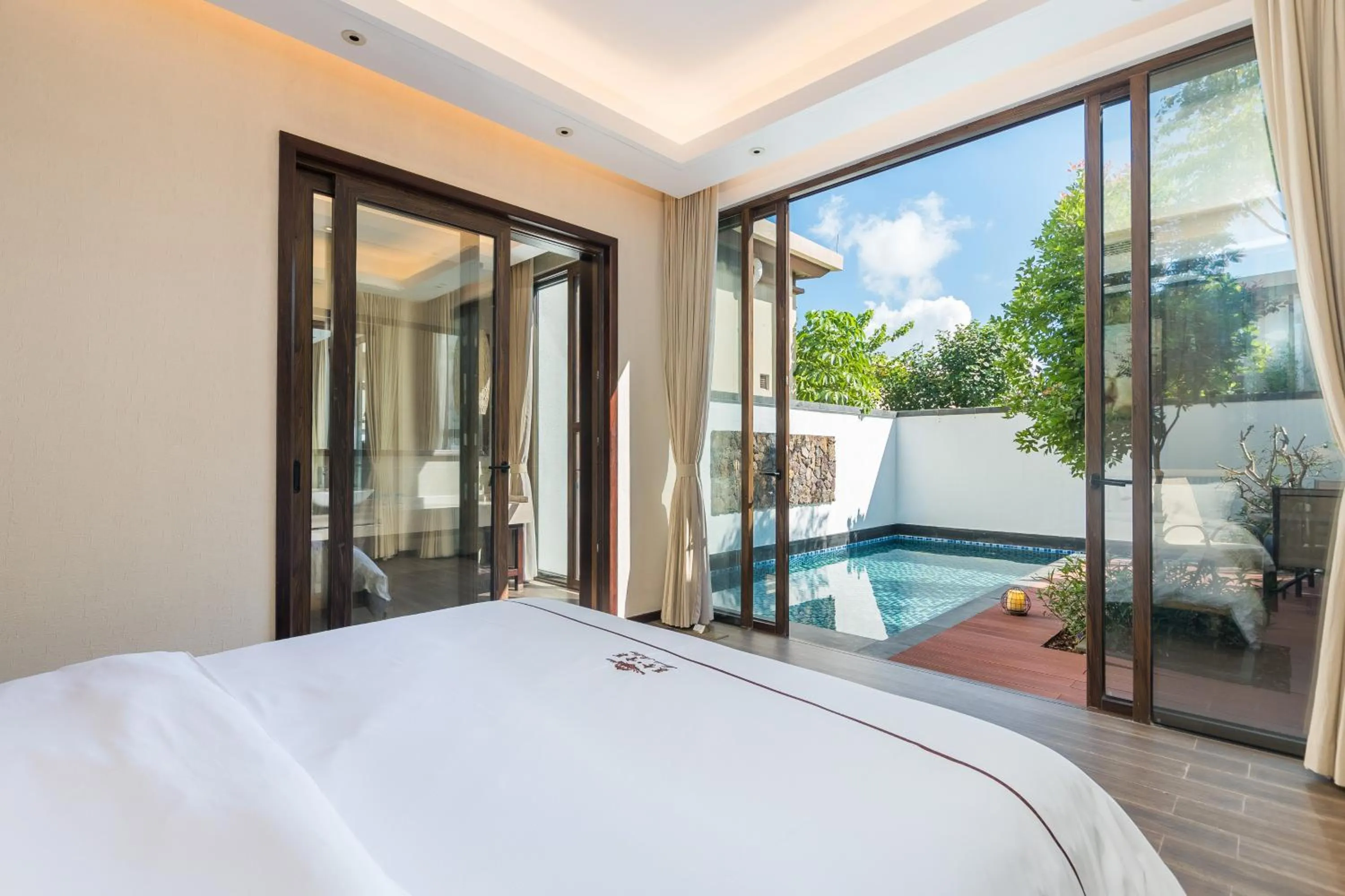 Bedroom, Bed in Sanya Haitang Bay Mushe Villa