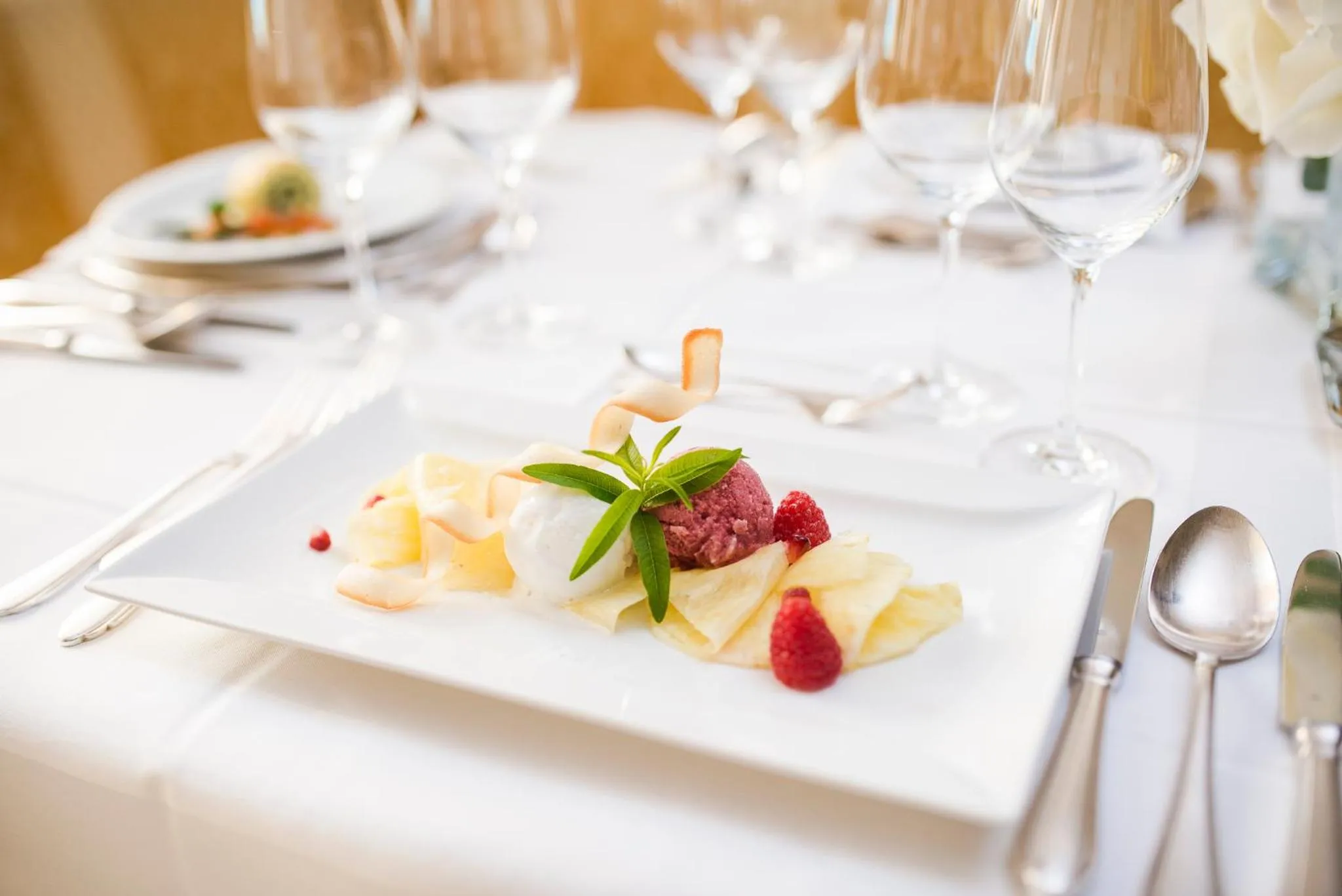 Food close-up in Hotel Funggashof