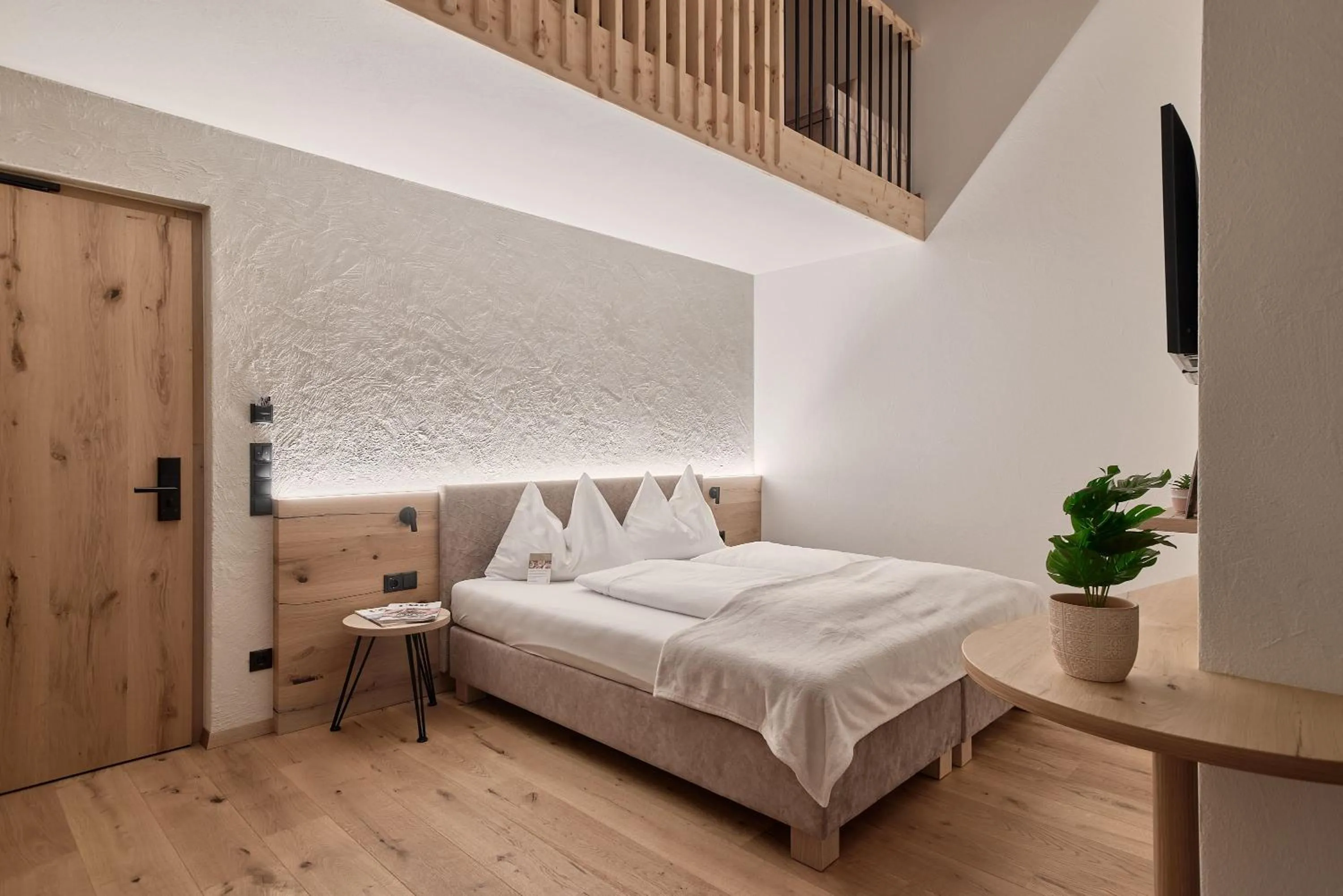 Bed in Hotel Schmuckhof