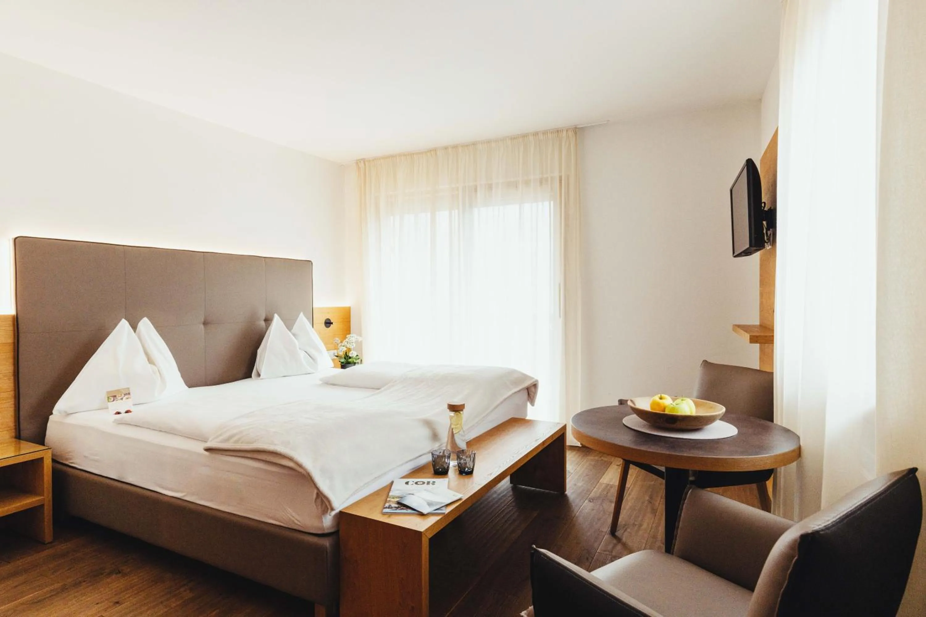 Bed in Hotel Schmuckhof