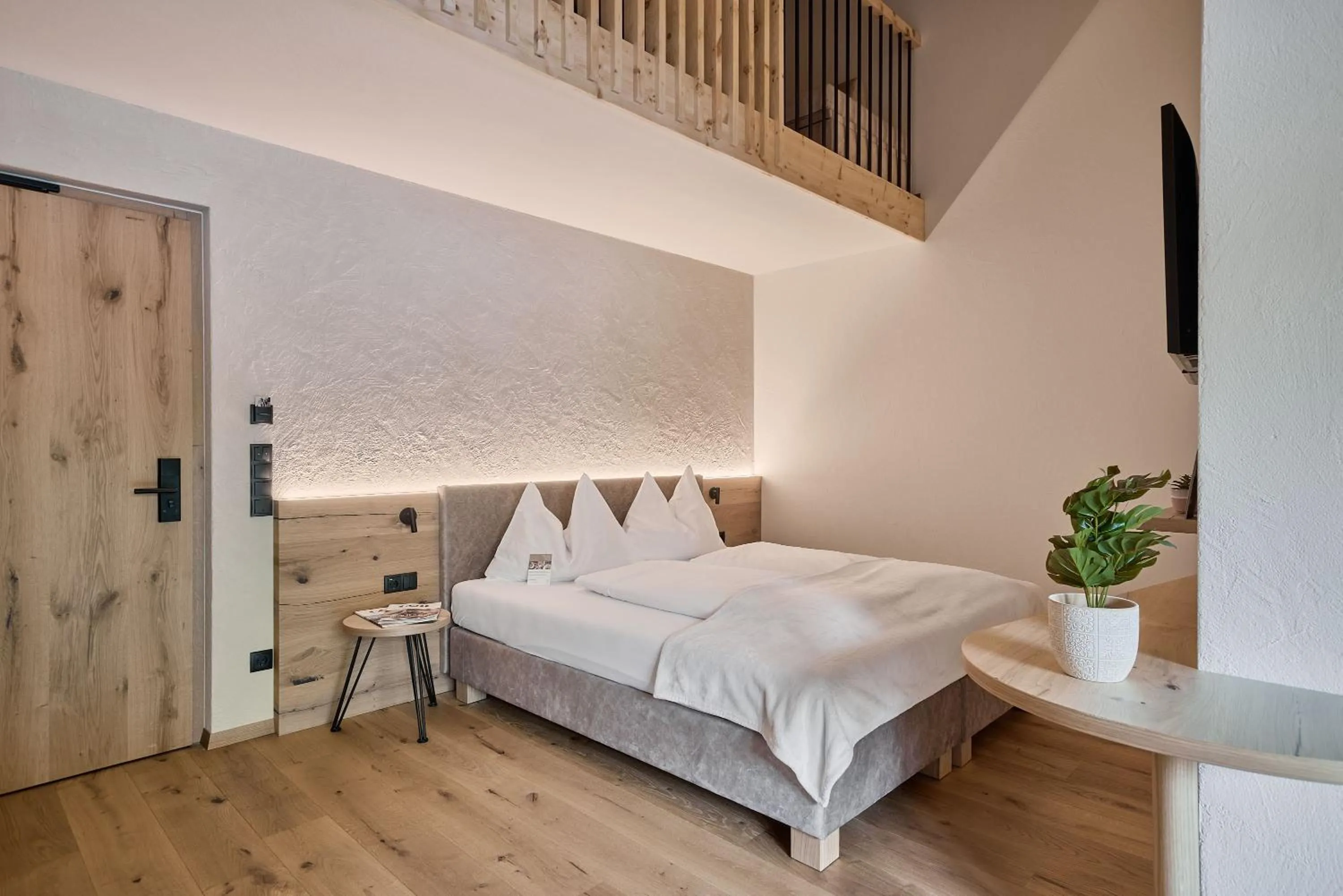 Bed in Hotel Schmuckhof