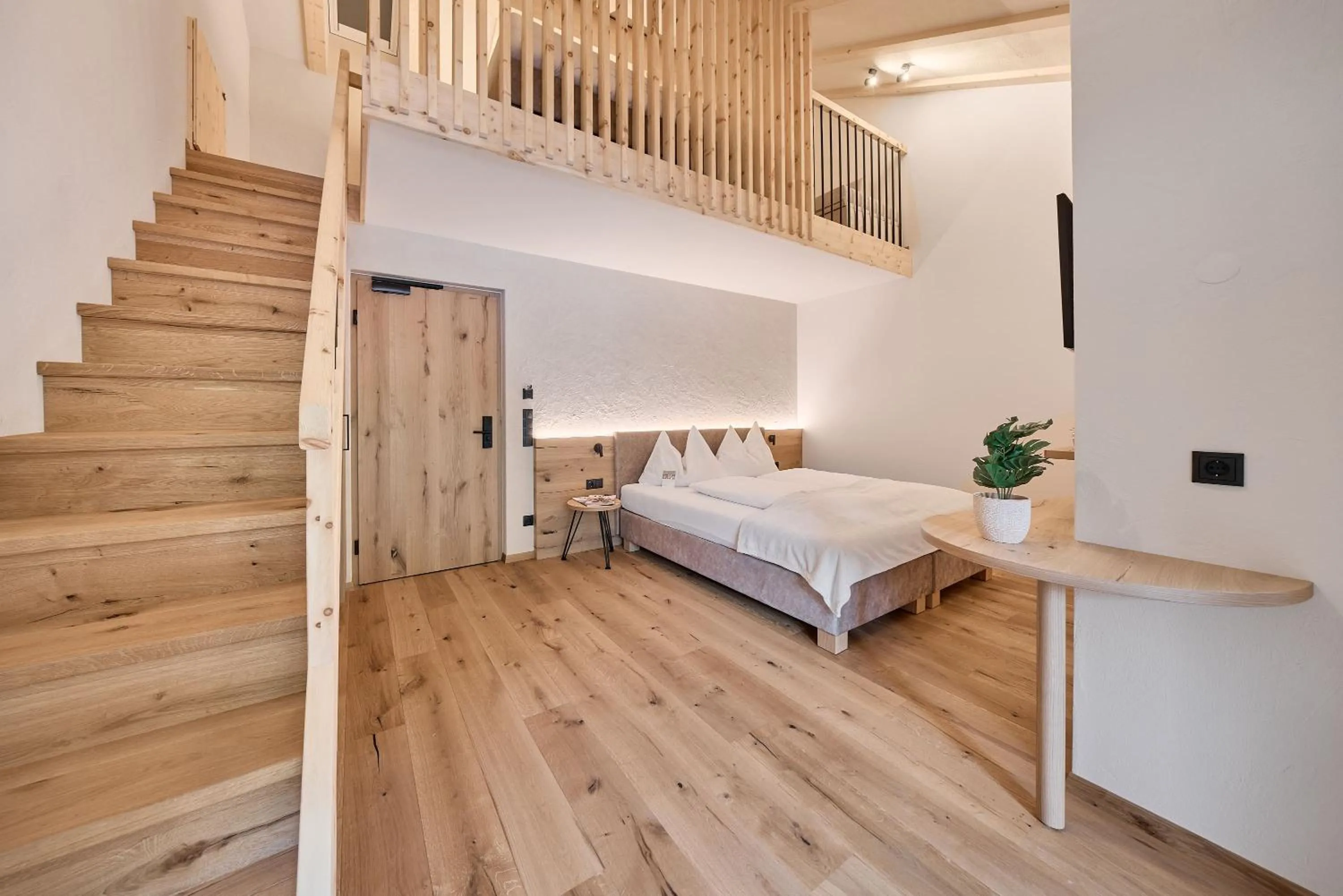 Bed in Hotel Schmuckhof