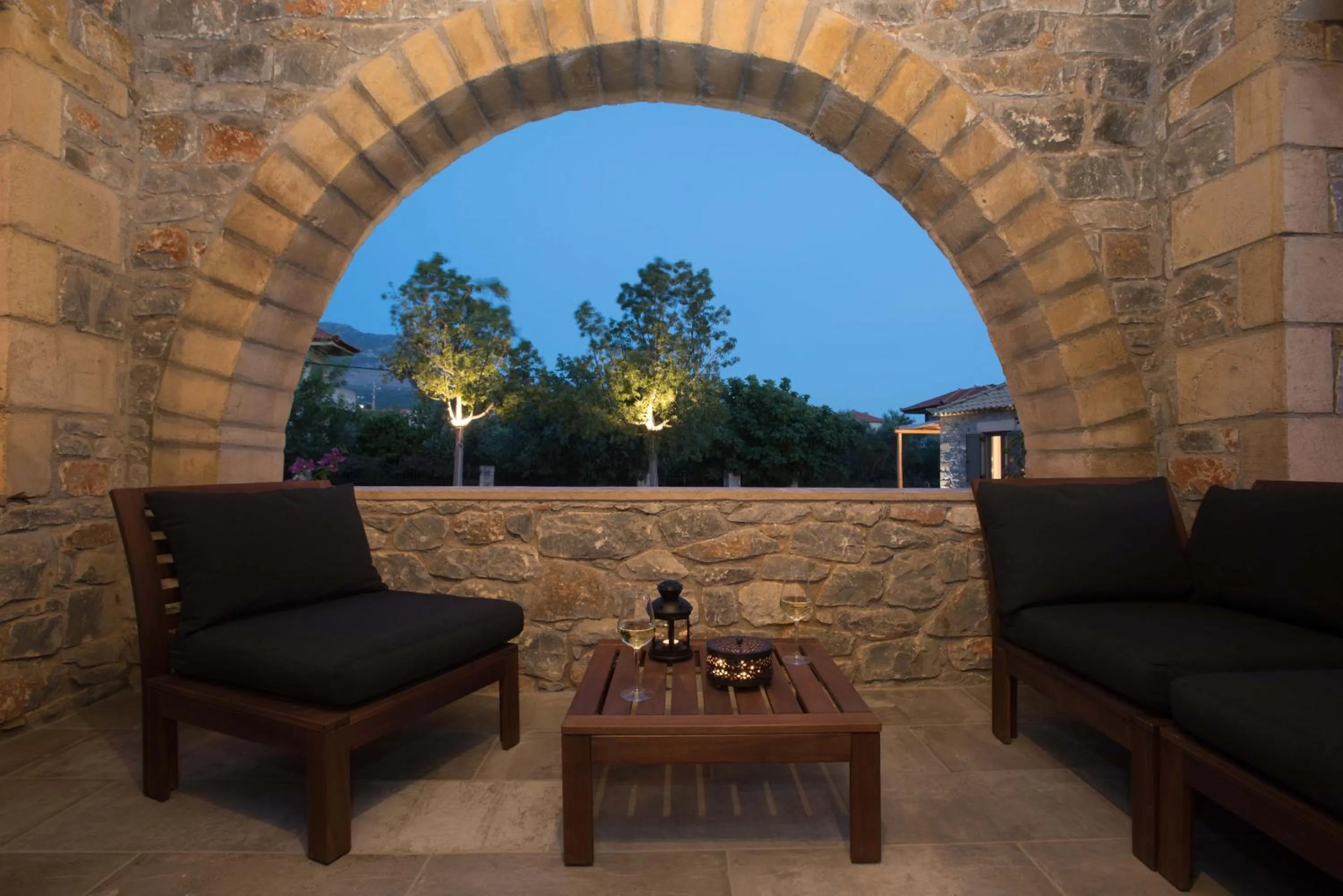 Balcony/Terrace in Calme Suites Mani