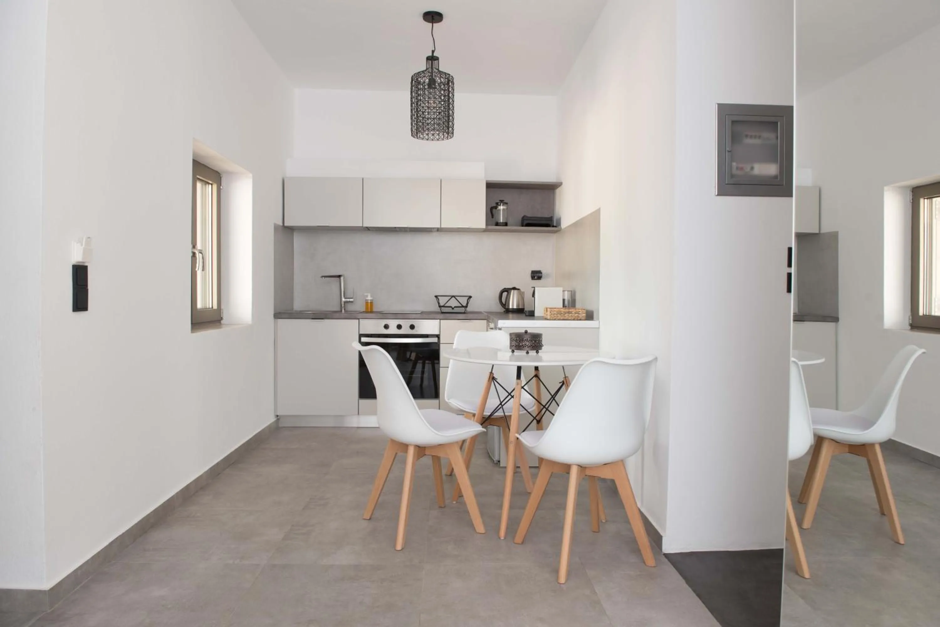 Kitchen or kitchenette in Calme Suites Mani