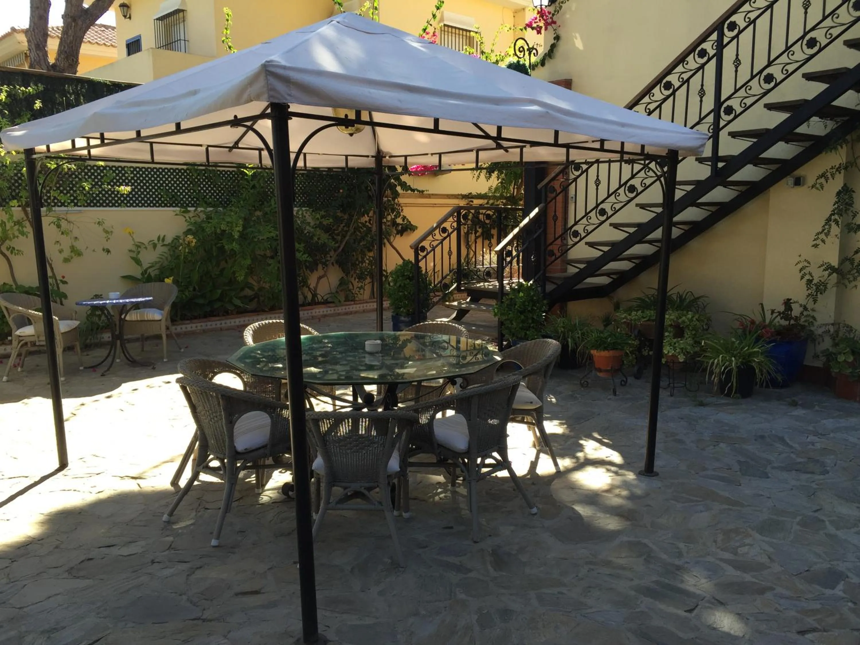 Patio in Hospedería Santiago