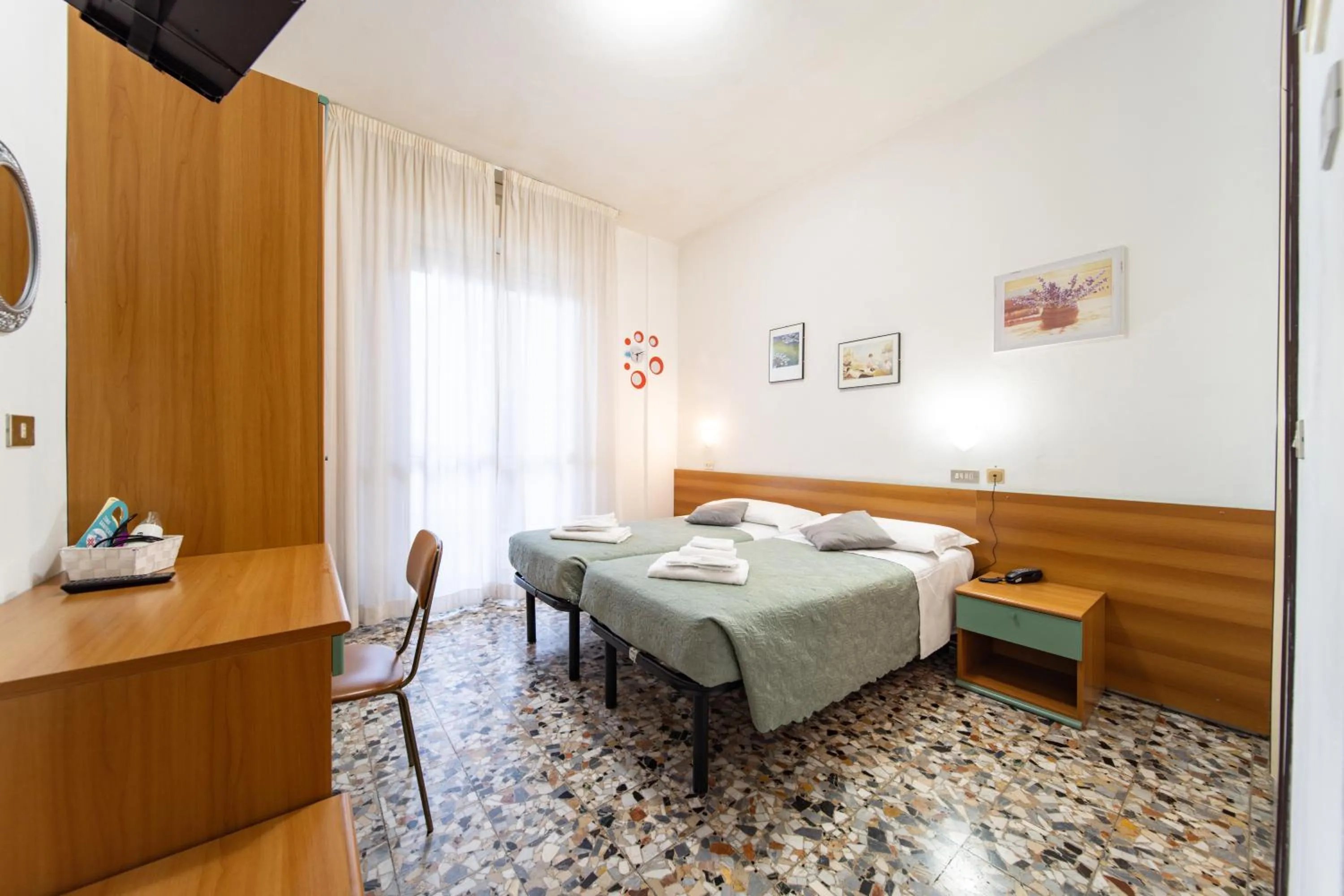 Bed in Hotel Cortina