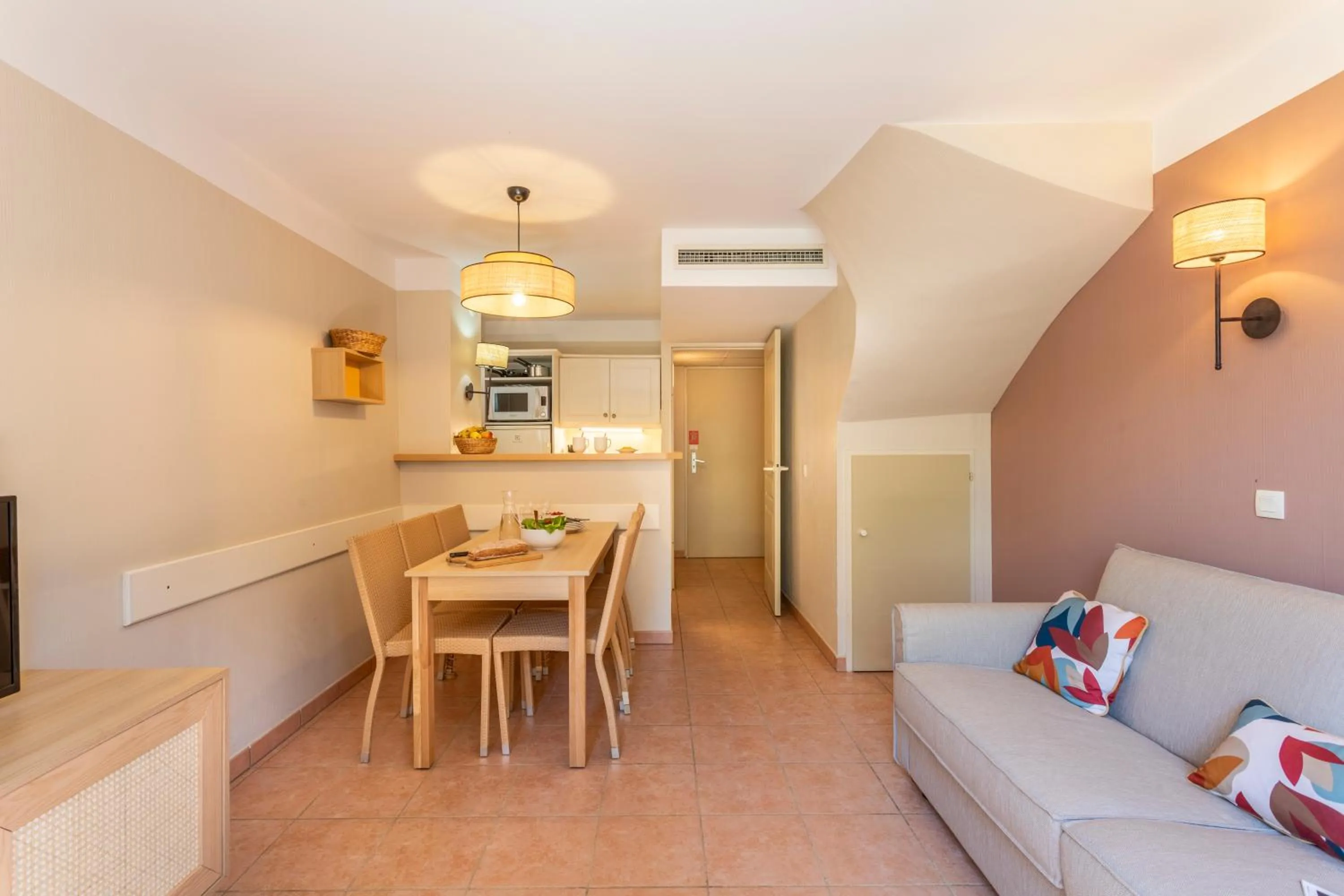 Living room in Résidence Pierre & Vacances le Hameau de la Pinède