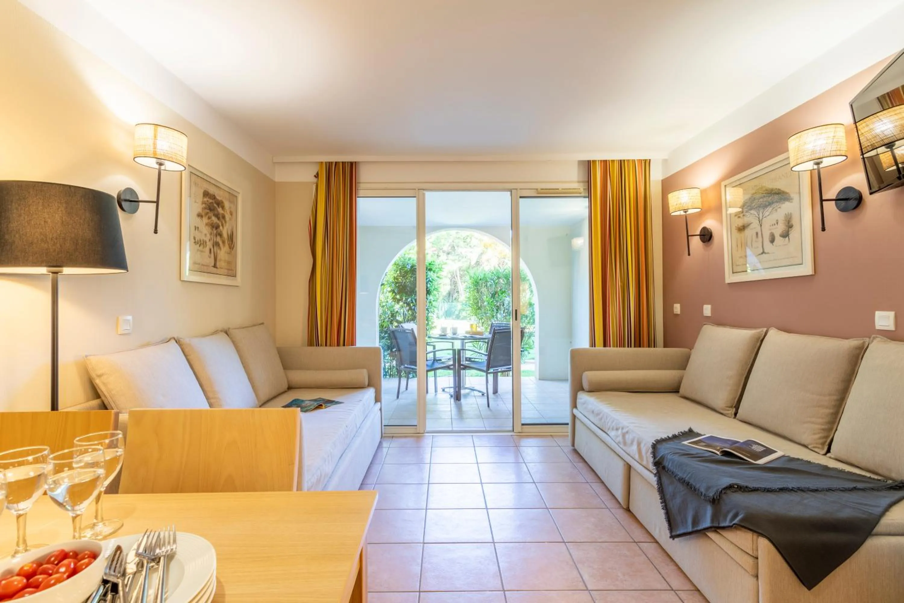 Living room in Résidence Pierre & Vacances le Hameau de la Pinède