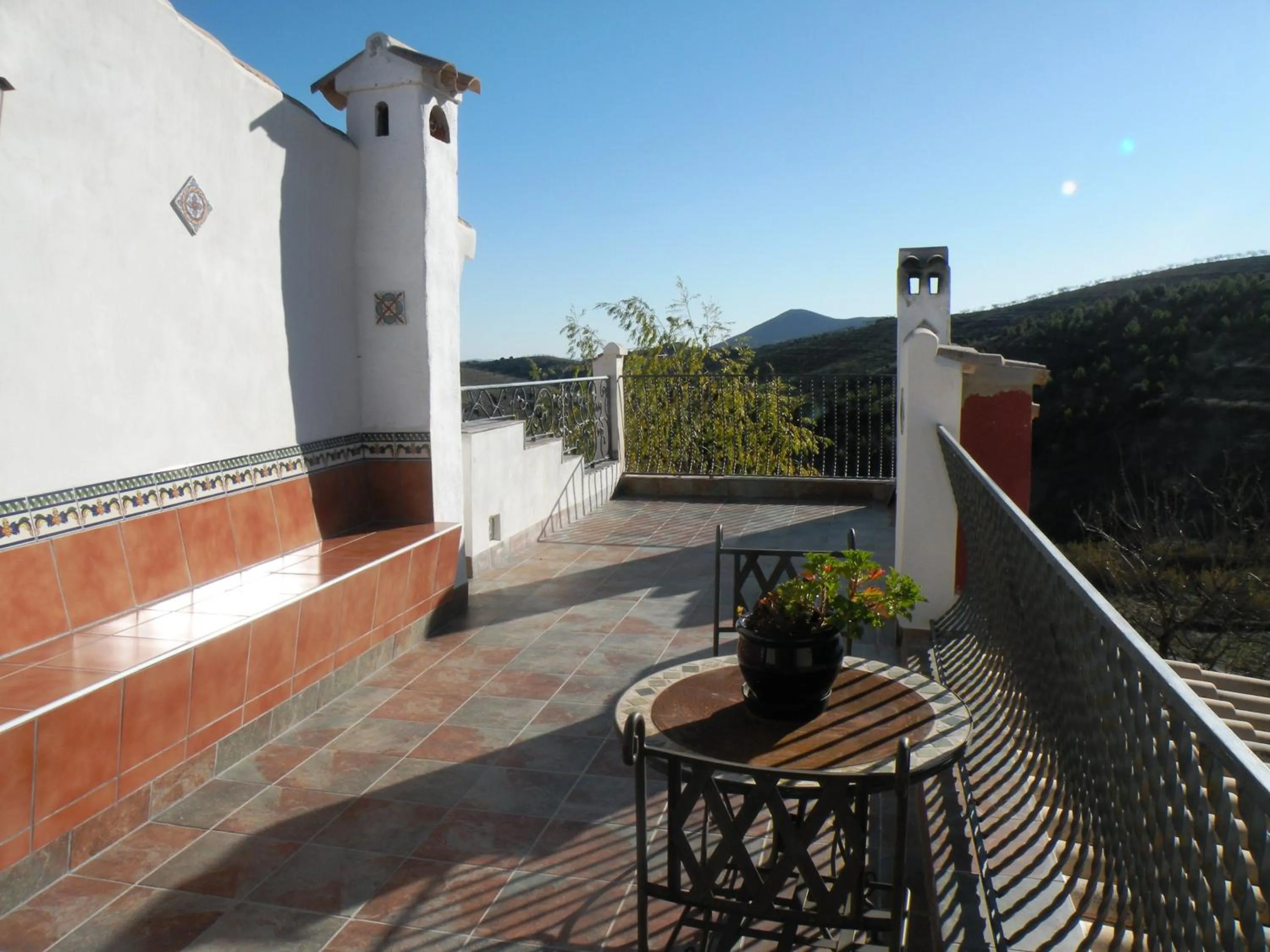 Garden view in Casa Joya