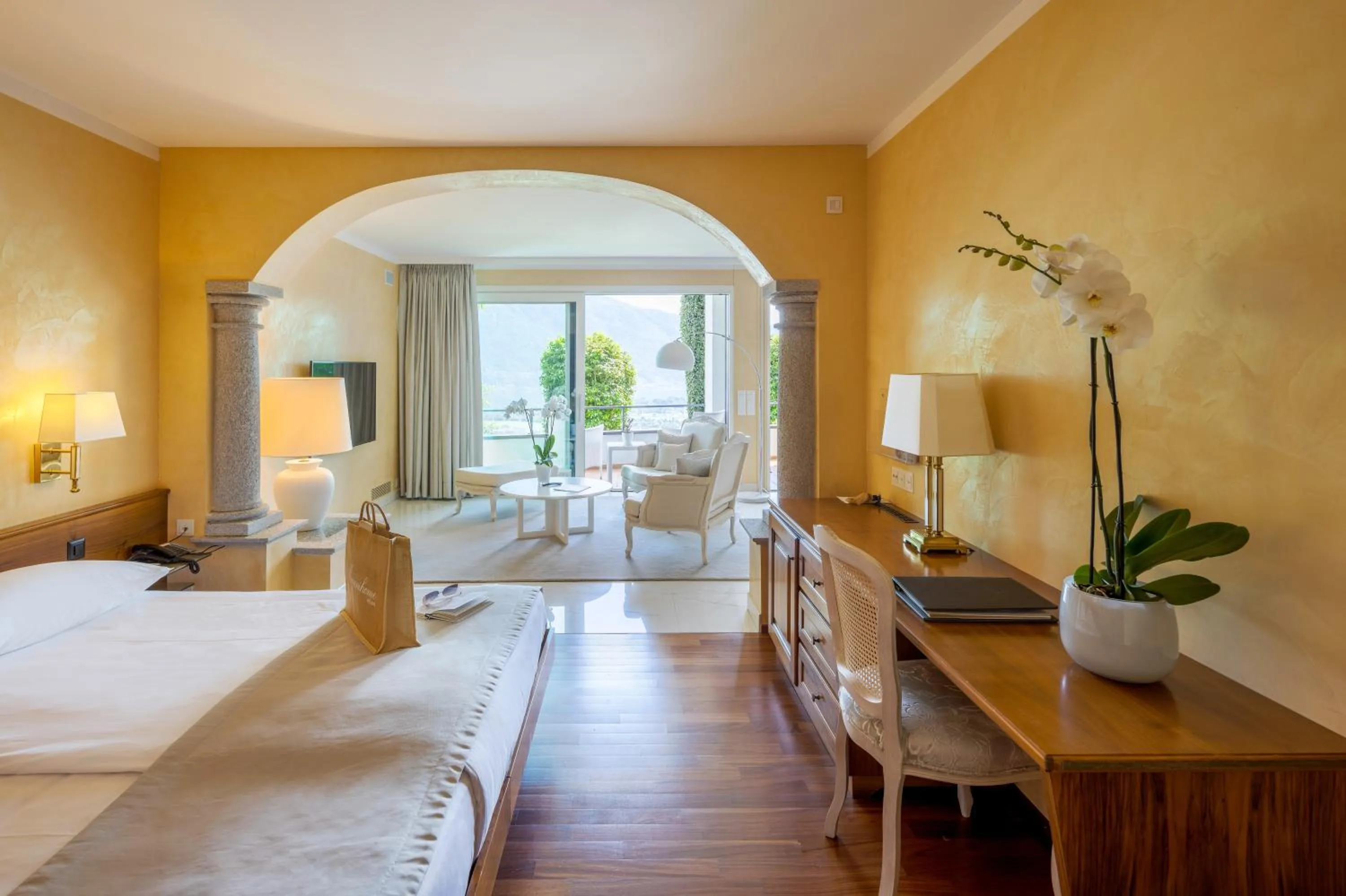 Bedroom in Villa Orselina - Small Luxury Hotel