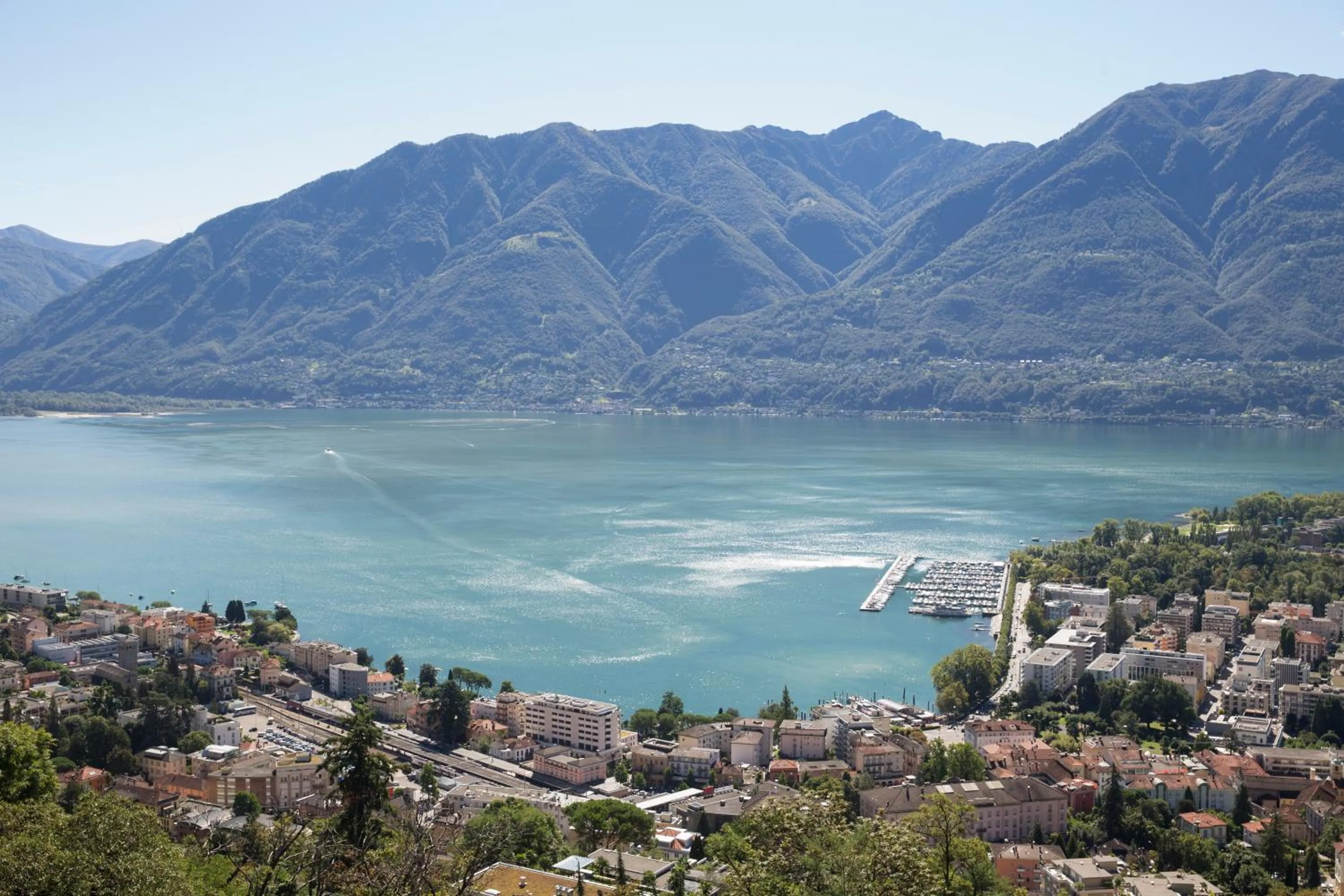 View (from property/room) in Villa Orselina - Small Luxury Hotel