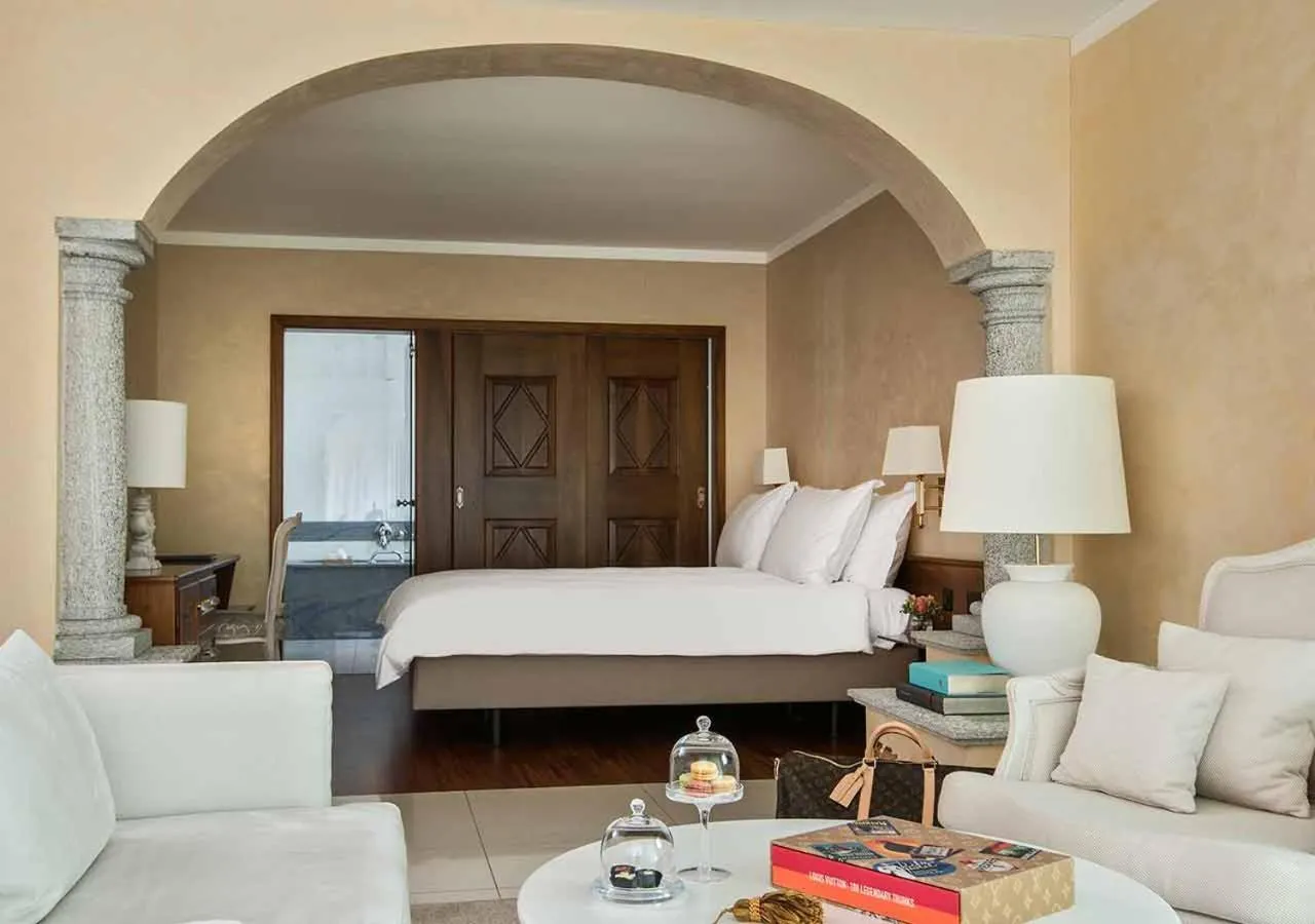 Bedroom in Villa Orselina - Small Luxury Hotel