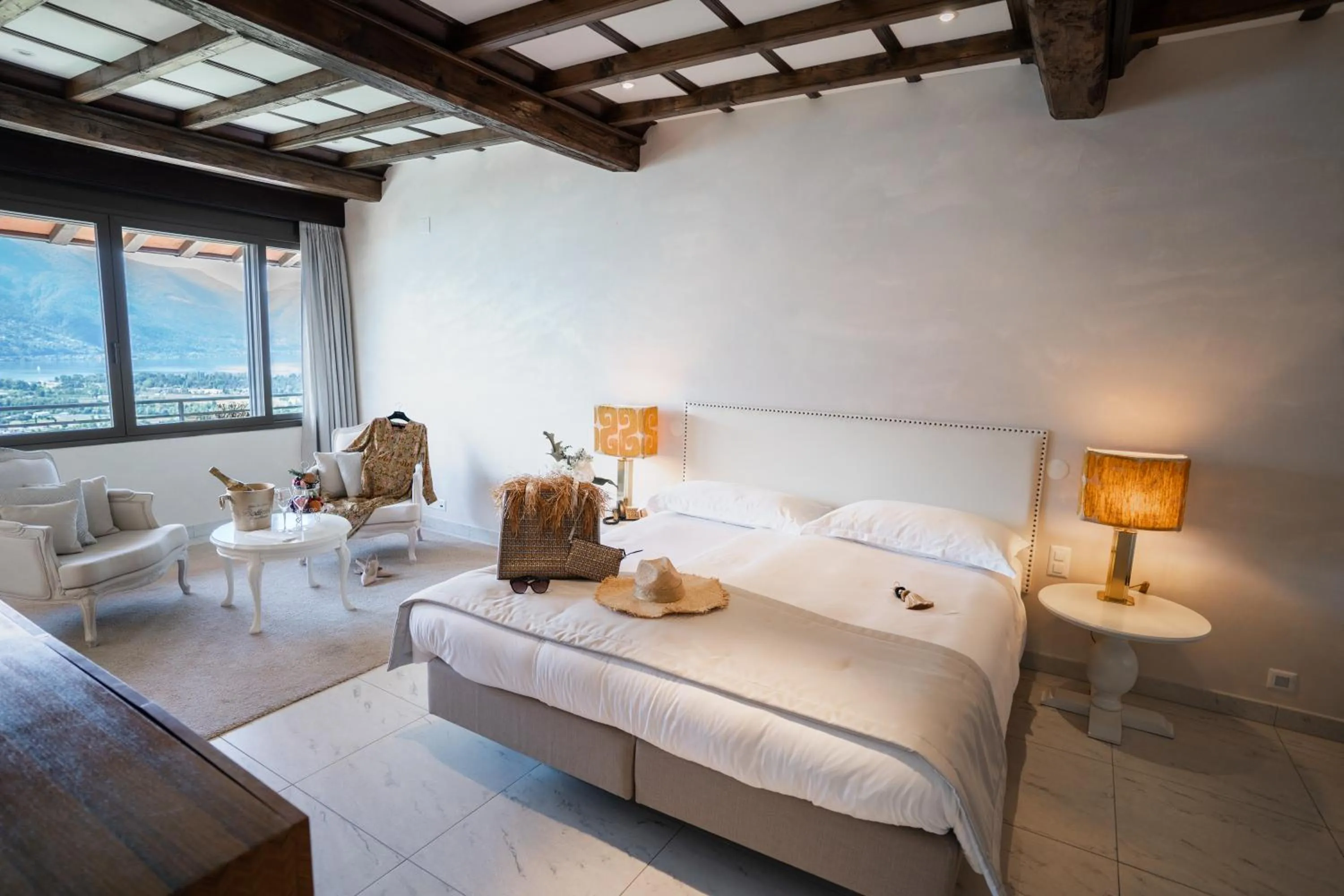 Bedroom in Villa Orselina - Small Luxury Hotel