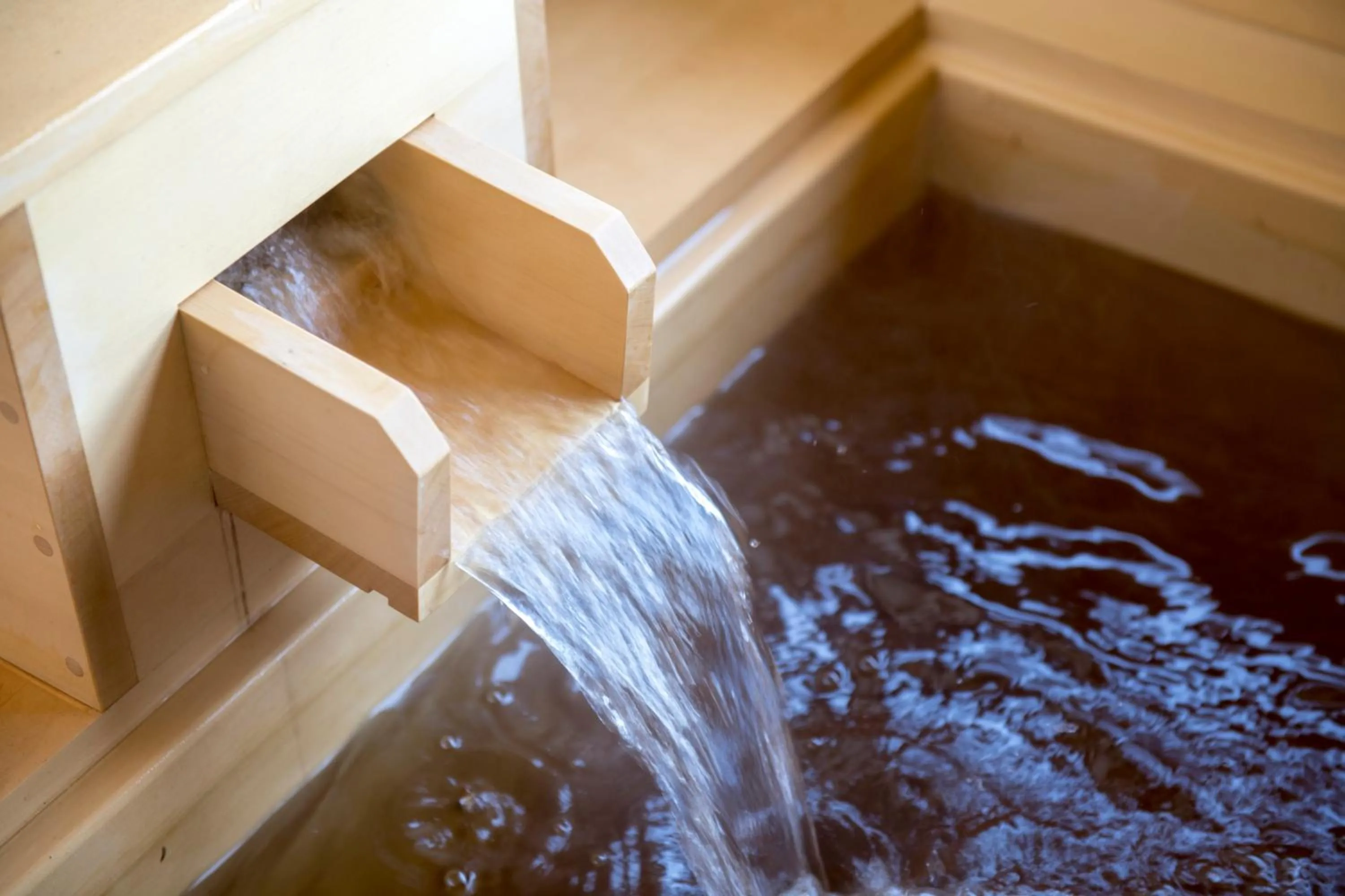 Hot Spring Bath in Suiun