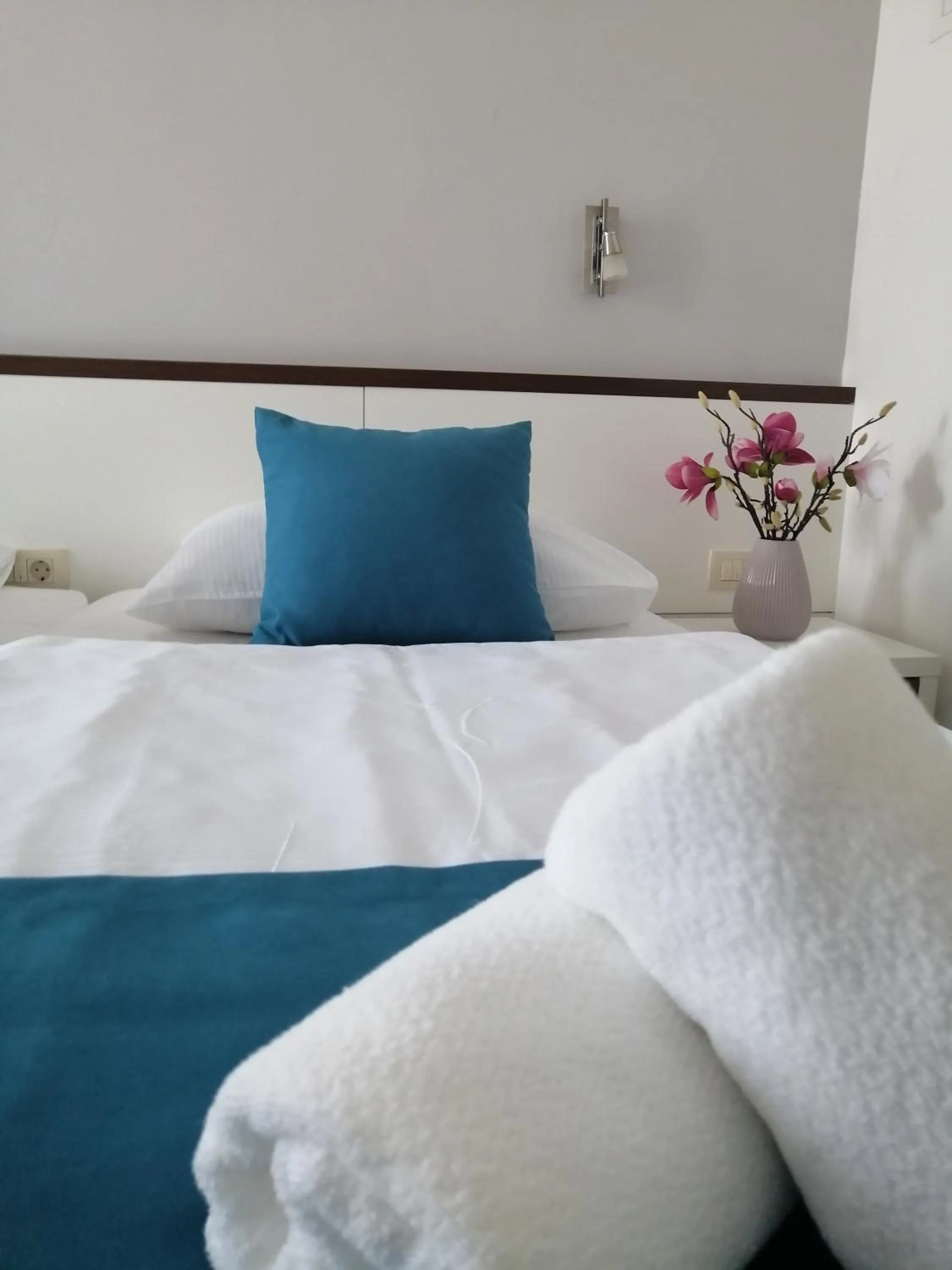 Decorative detail, Bed in Hotel Dina