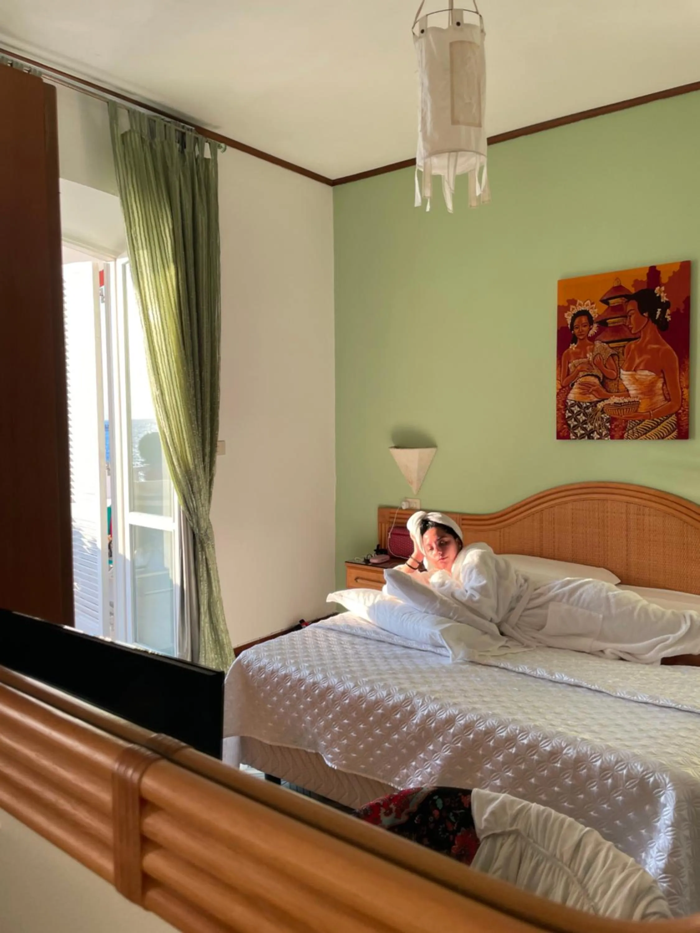 Bedroom, Bed in Hotel La Scogliera